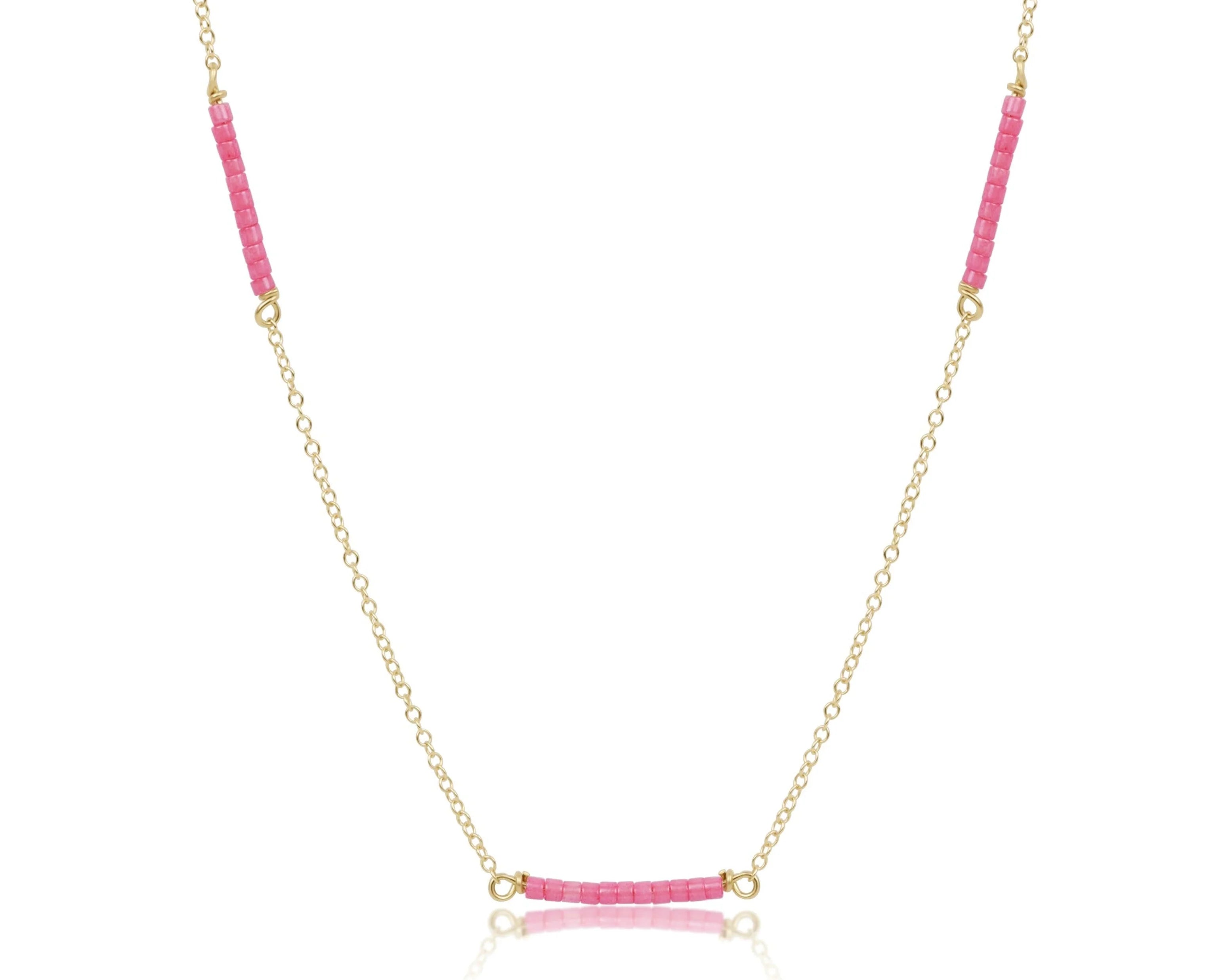 15" Choker Simplicity Chain Gold - Hope Bliss - Bubblegum
