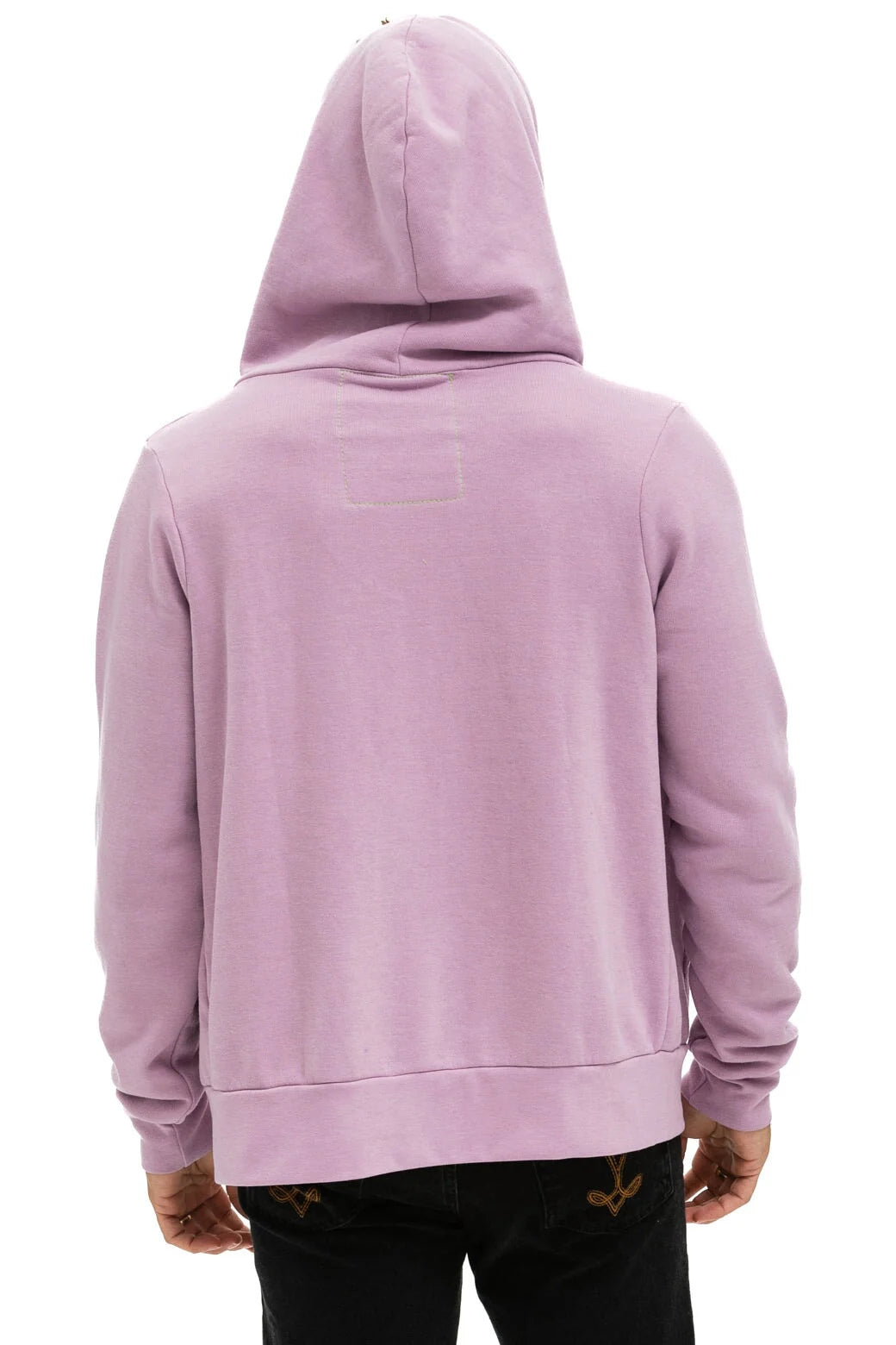 5 Stripe Zip Hoodie Mauve Pink Green - Bella's House Tulsa