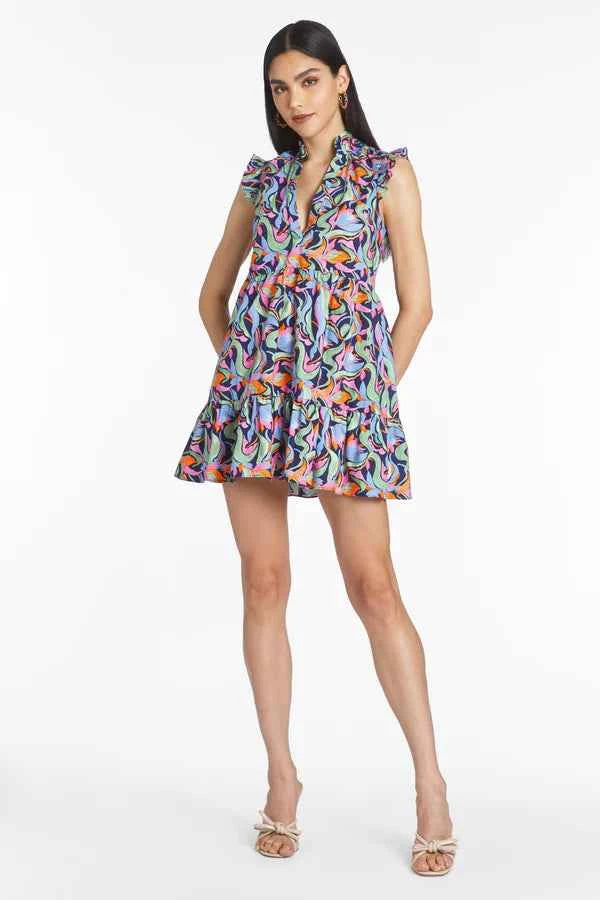 Alcott Dress In Waterlilly Print