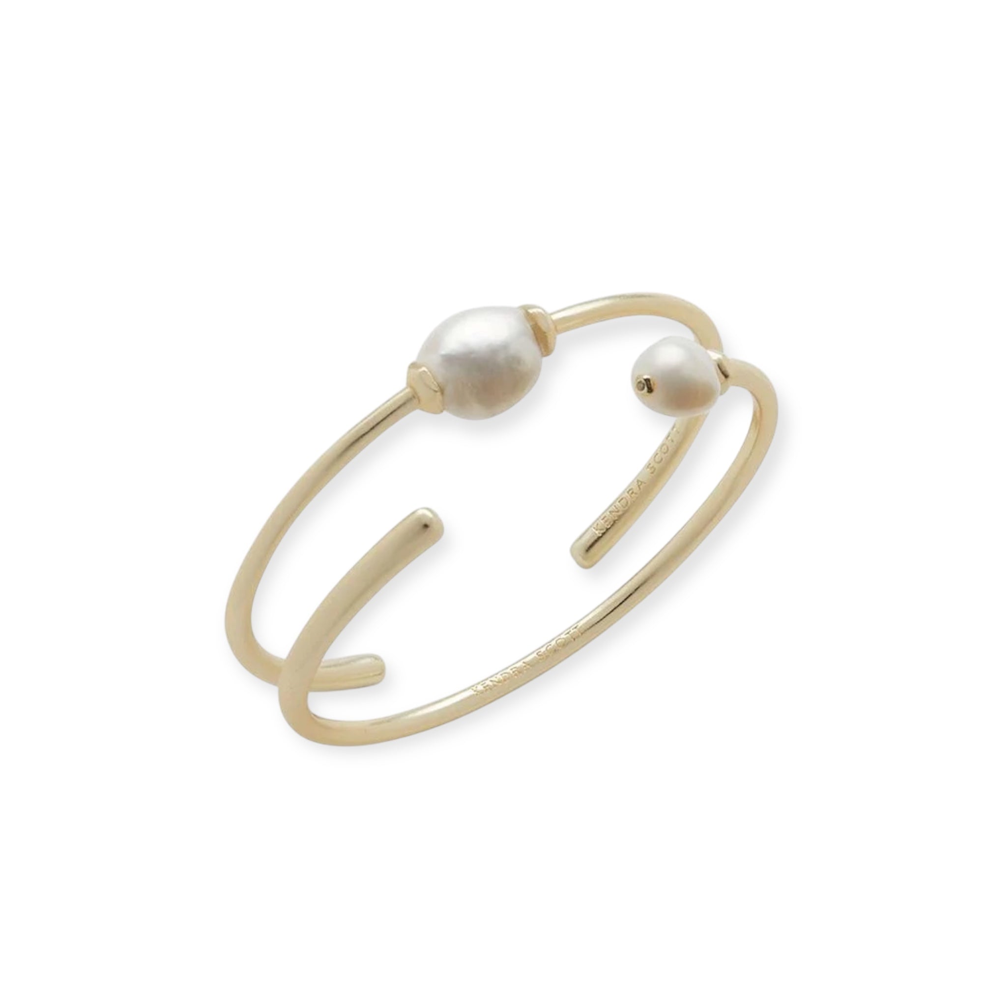 Amiya Gold Baroque Pearl Bracelet