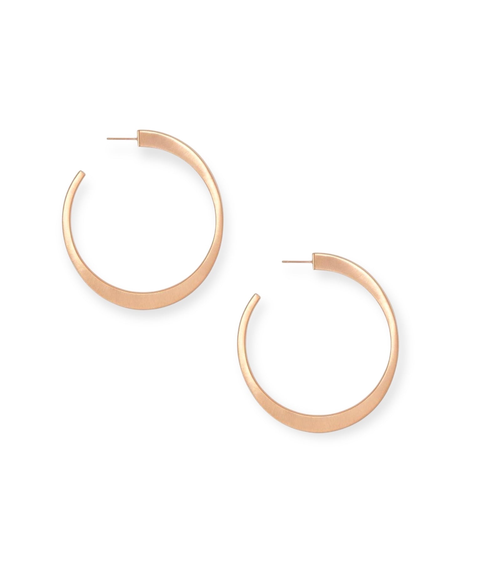 Avi Rose Gold Hoop Earrings - Bella's House Tulsa