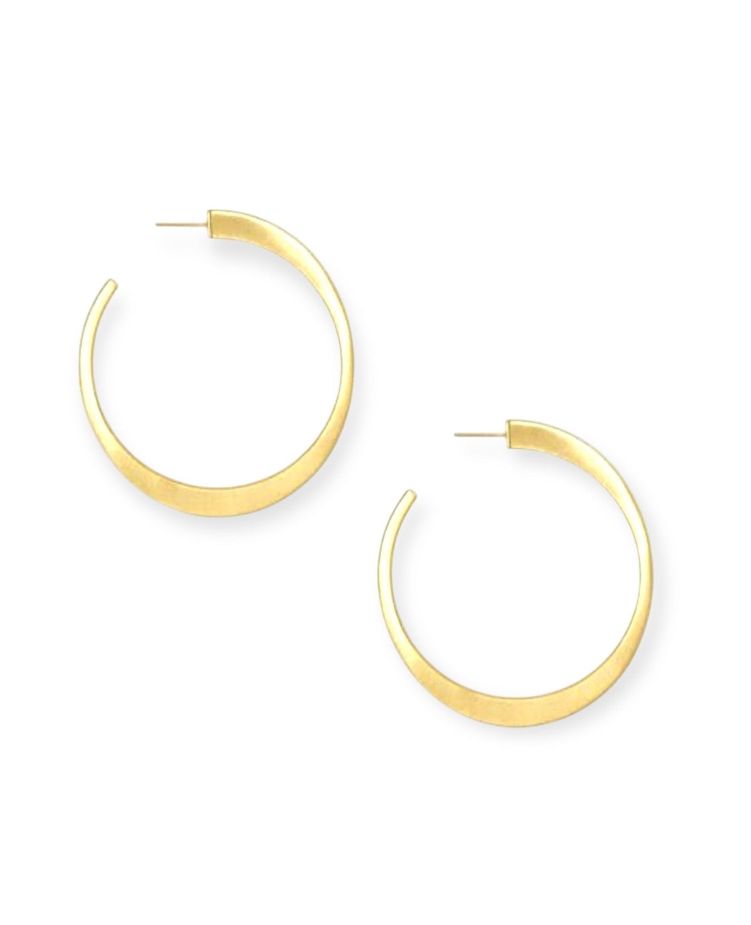 Avi Gold Hoop Earrings - Bella's House Tulsa