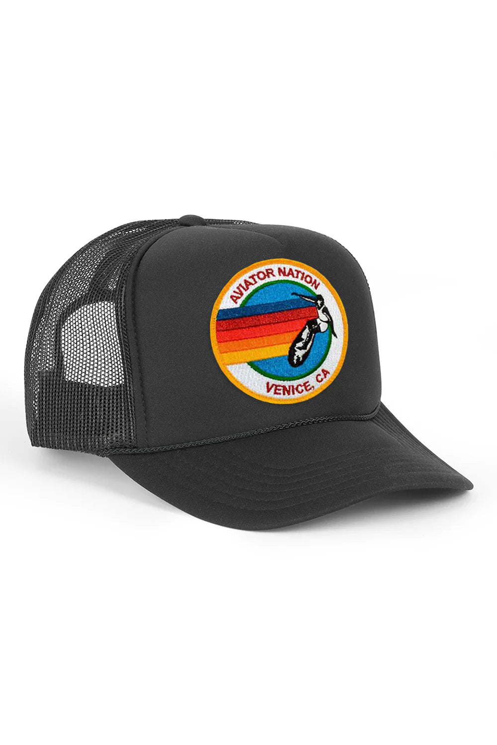 Aviator Nation Trucker Hat in Black