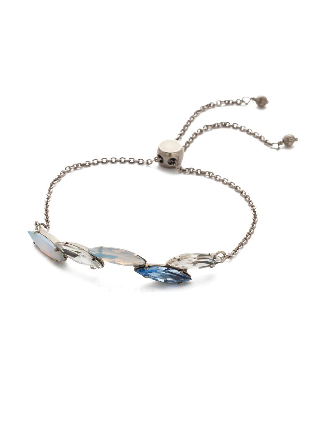 BEF16ASGLC Daenery's Slider Bracelet Antique Silver Glacier - Bella's House Tulsa