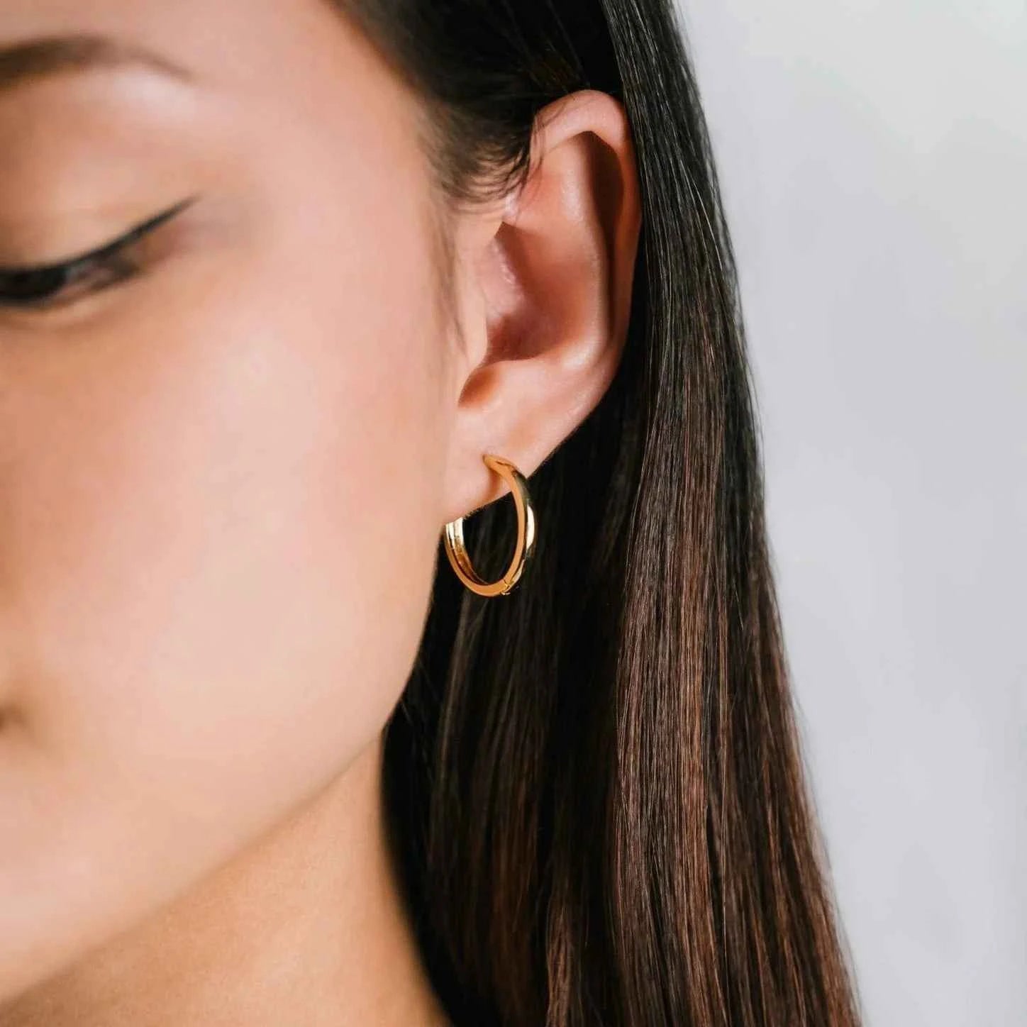 Bea 20mm Hoop Earrings Gold