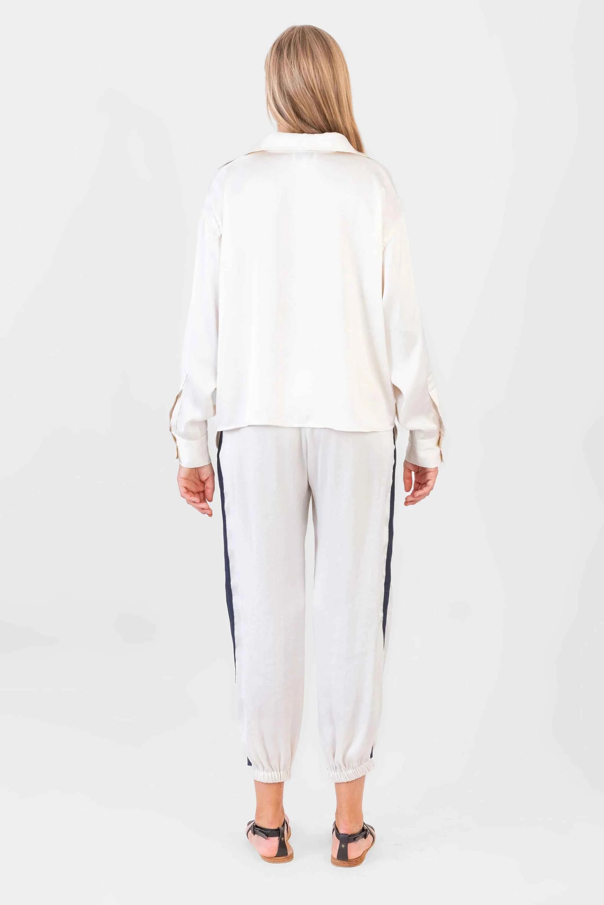 Koch Benny Top Ivory Poly Satin