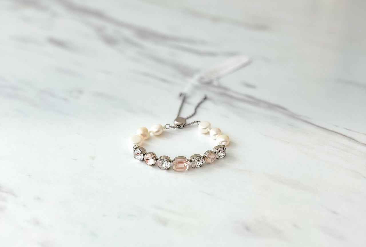 BEC14ASPLS Cadenza Slider Bracelet Soft Petal