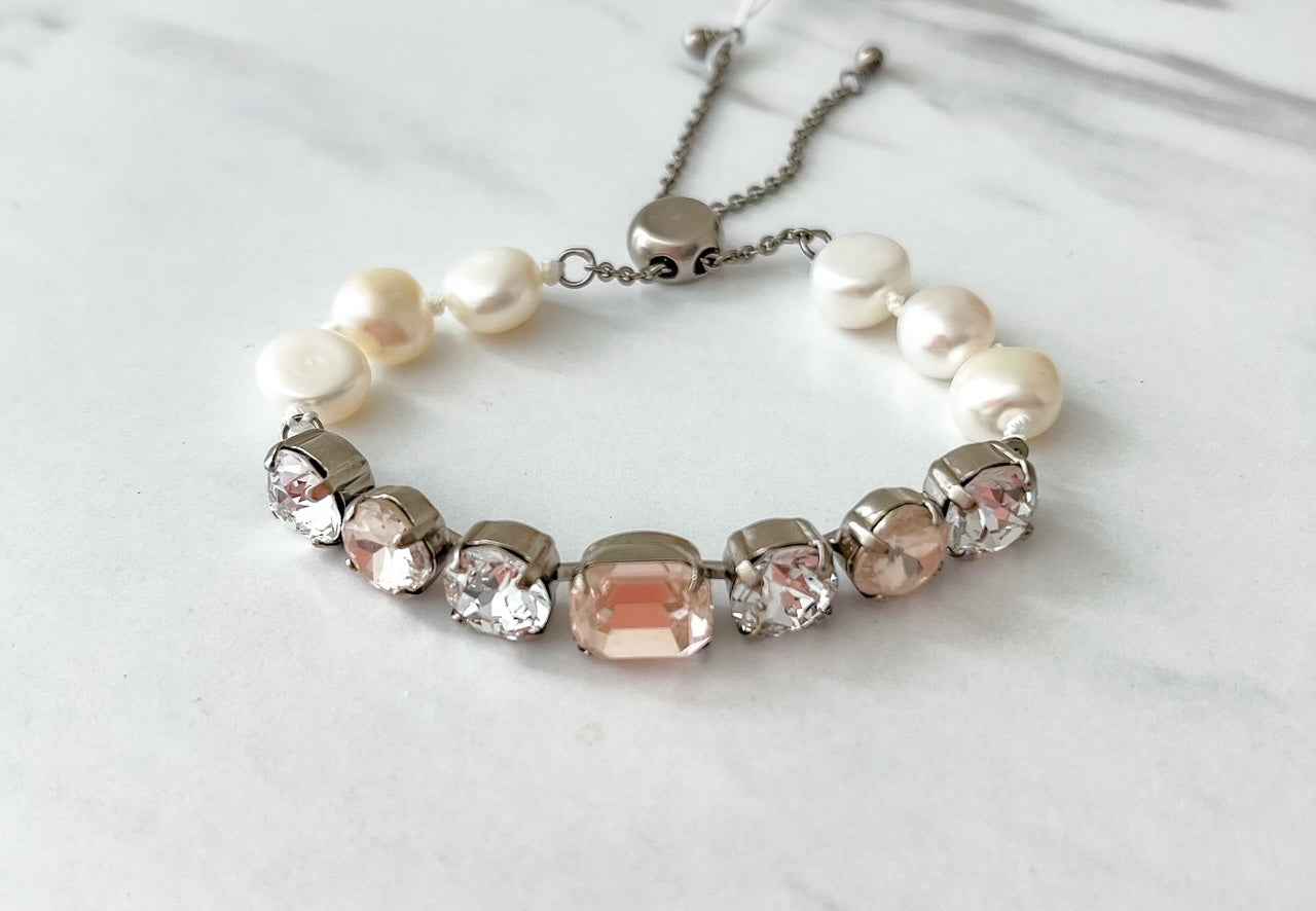 BEC14ASPLS Cadenza Slider Bracelet Soft Petal