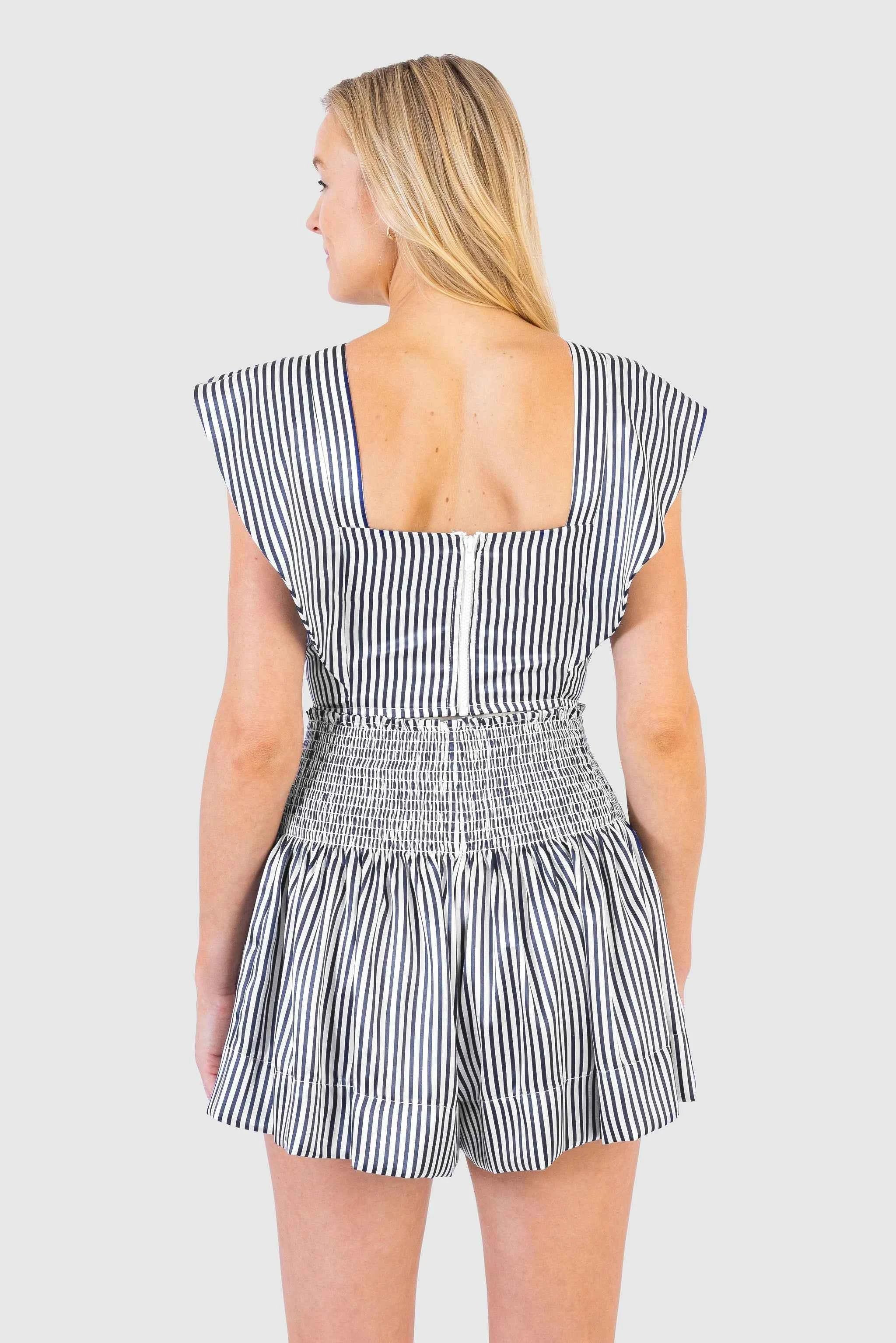 Koch Cecilia Top Black Stripe