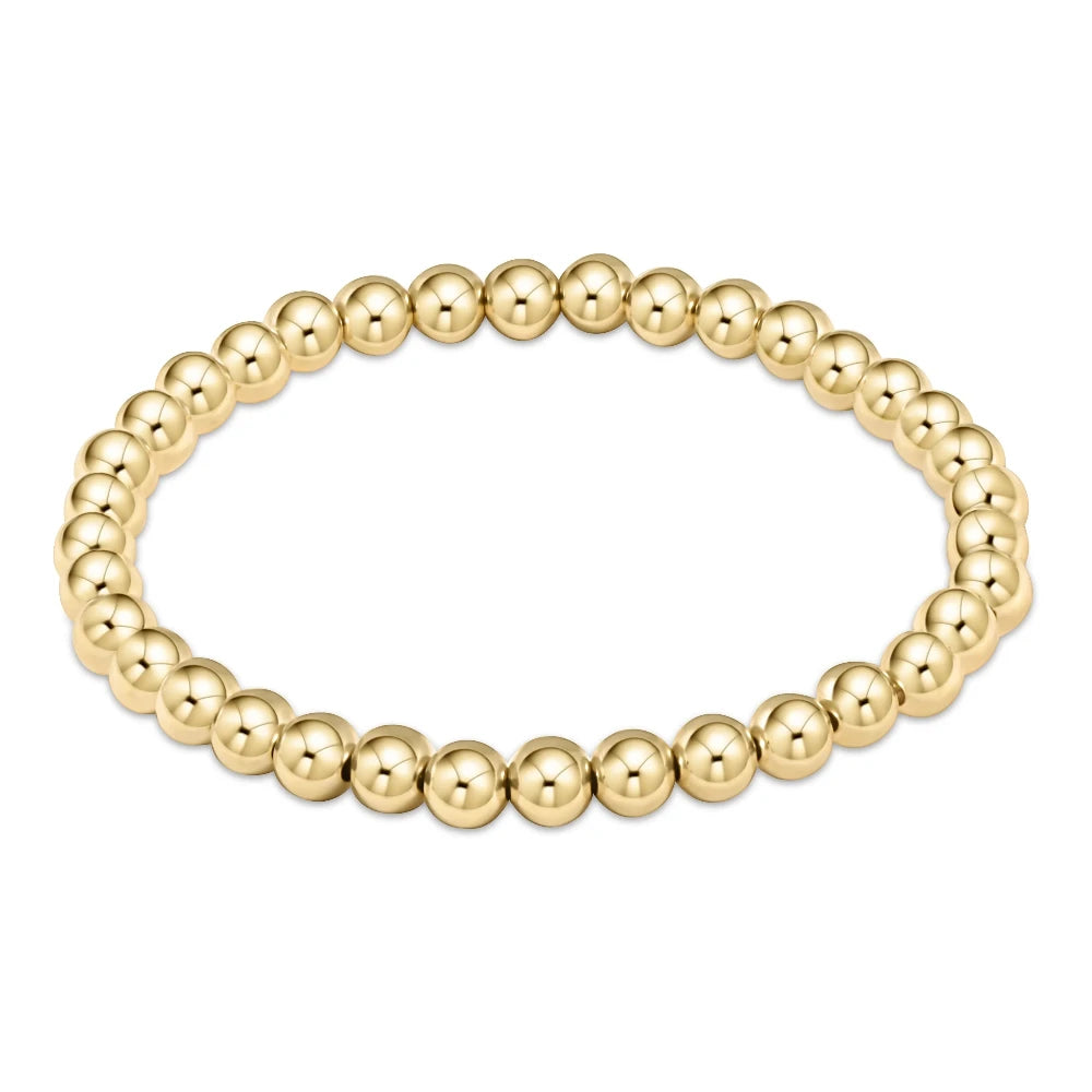 Classic Gold 5mm Bead Bracelet - Bella's House Tulsa