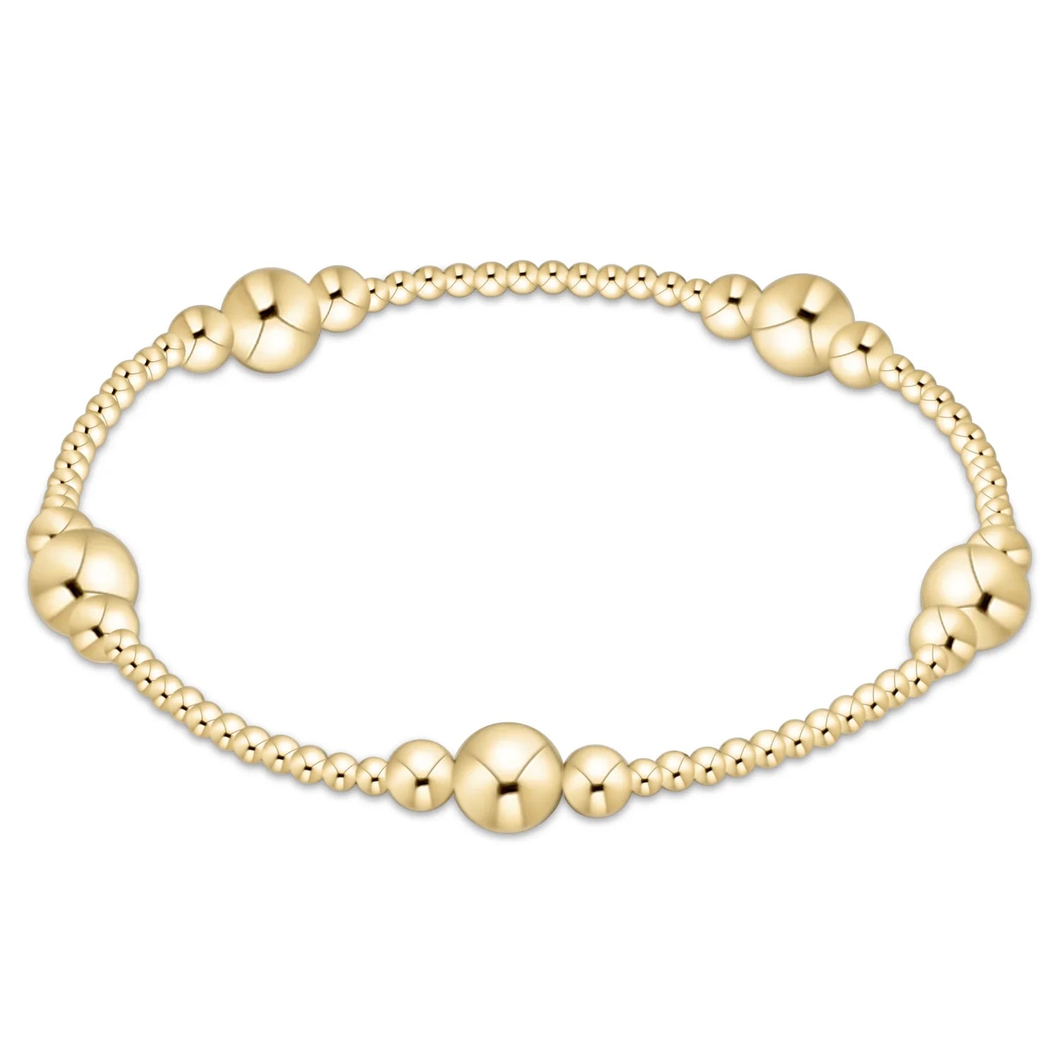 Classic Purpose Gold 6mm Bead Bracelet