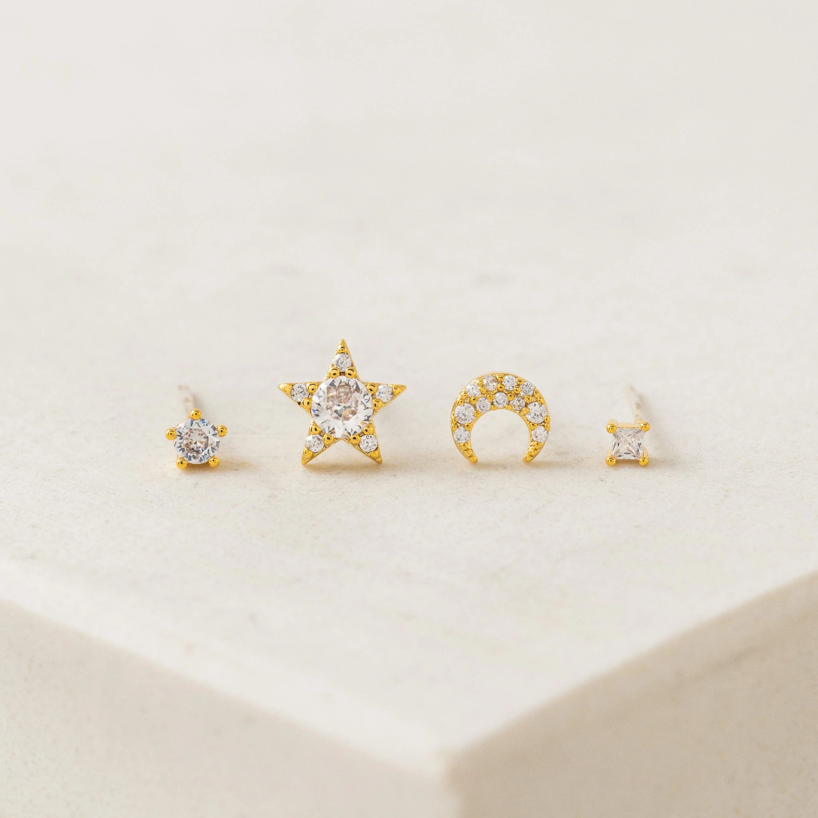 Cosmos Ear Stack Earrings Gold - Bella's House Tulsa