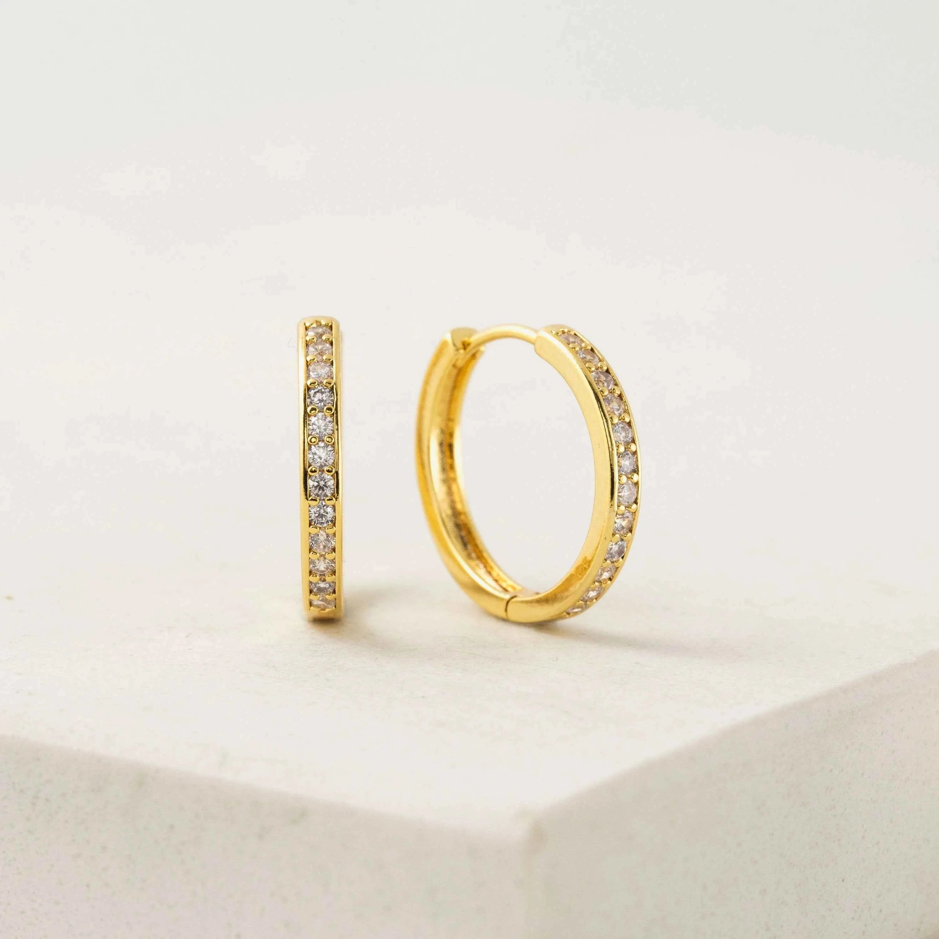 Desi 20mm Hoop Earrings Gold