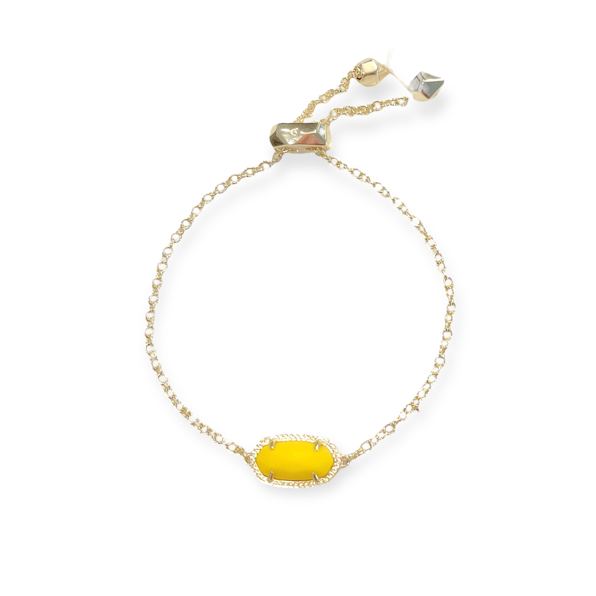 Elaina Adjustable Chain Bracelet Gold in Yellow