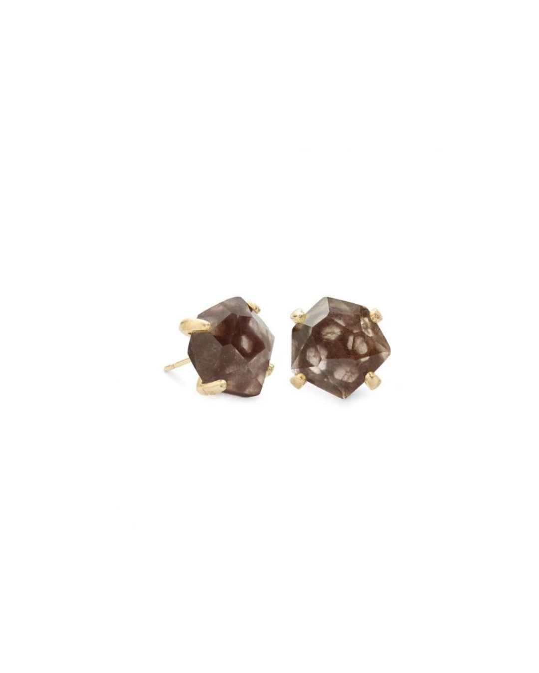 Ellms Rose Gold Earrings in Sable Mica