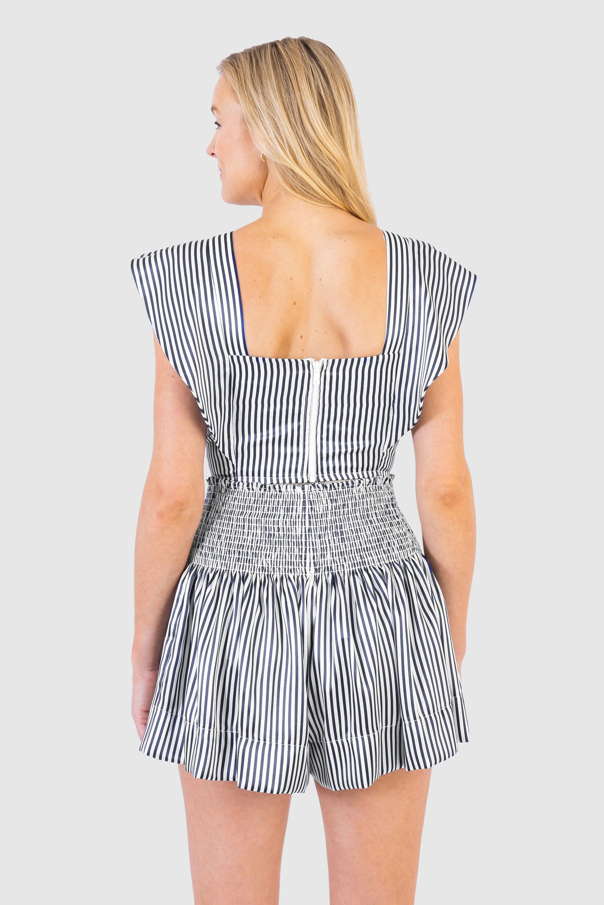 Erica Skirt in Black Stripe