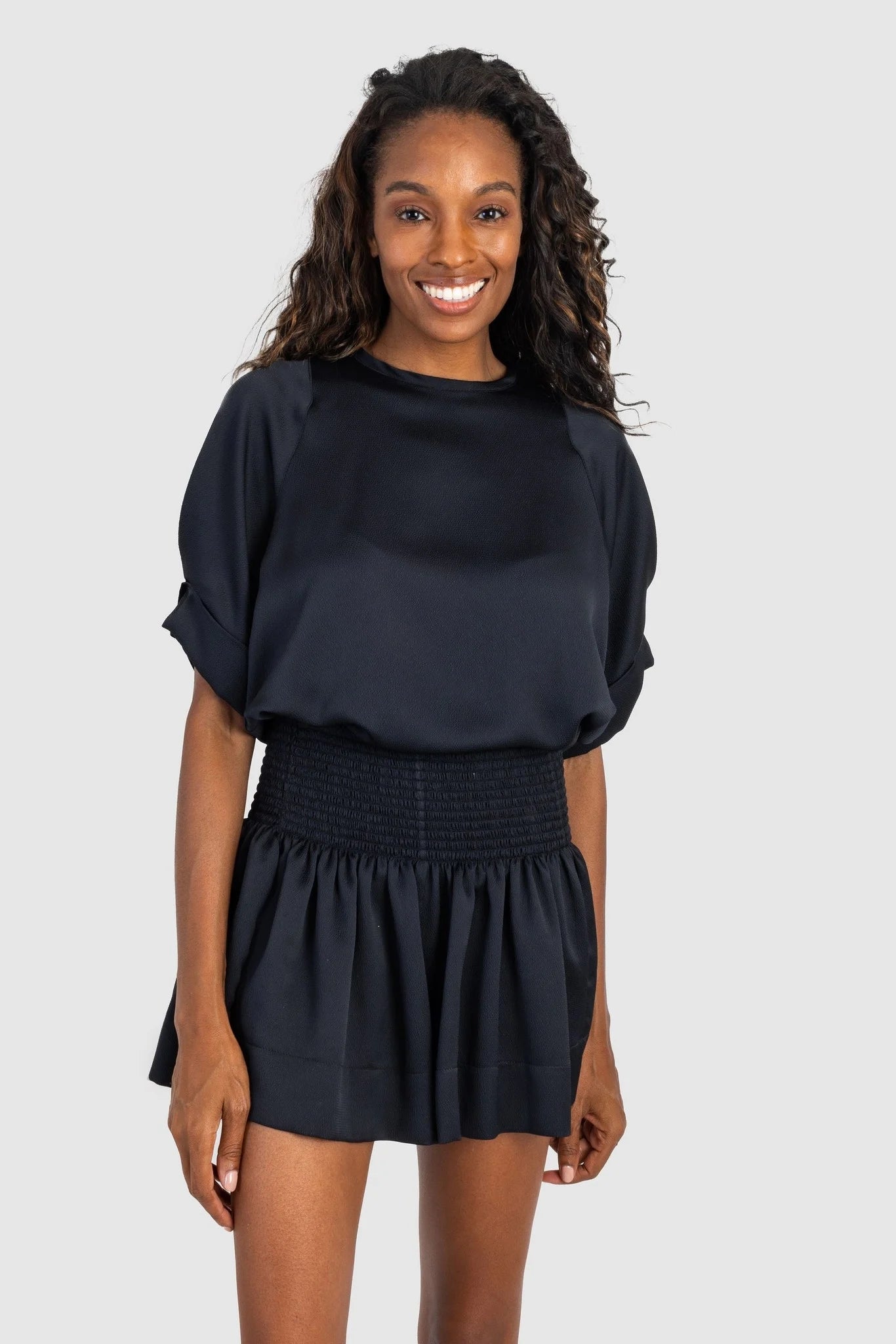 Erica Skirt in Black Glow