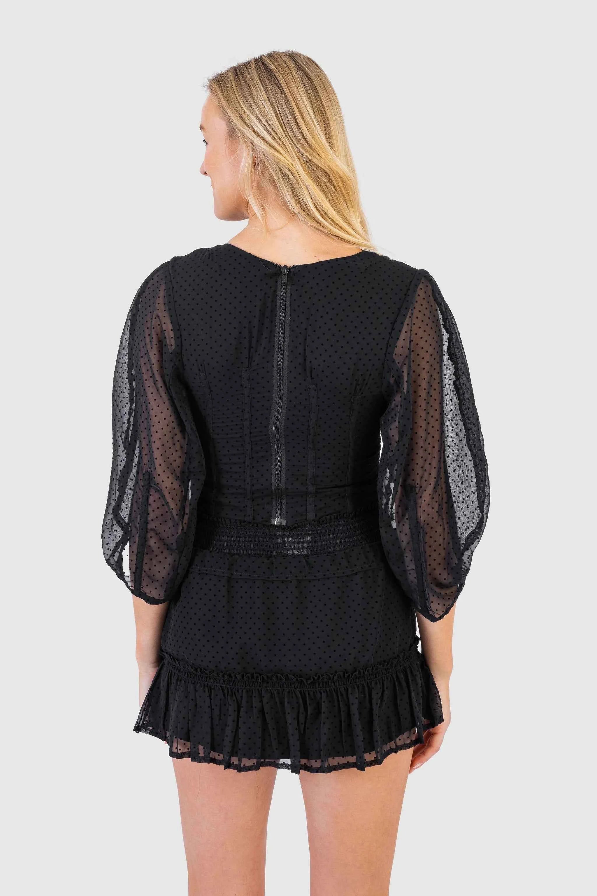 Koch Genna Skirt Swiss Black Dot