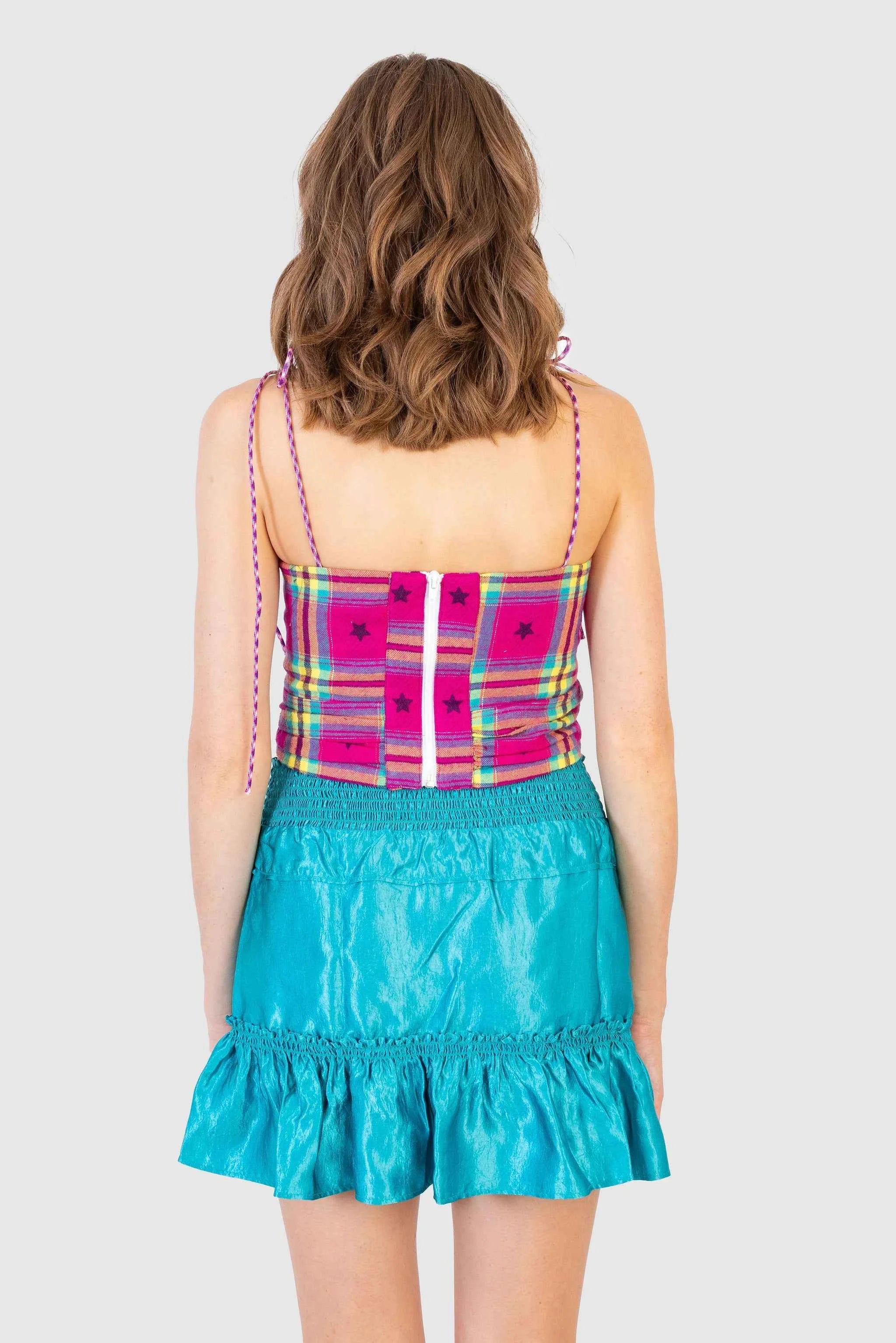 Koch Genna Skirt Turquoise Pearl