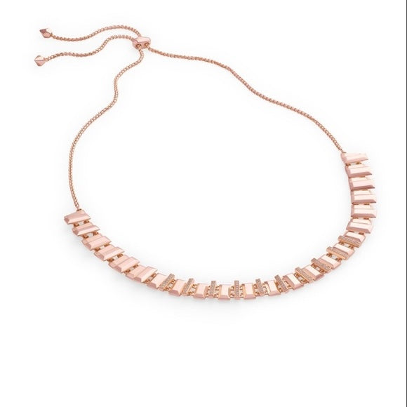Harper Adjustable Rose Gold Choker Necklace