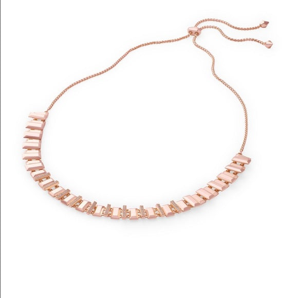 Harper Adjustable Rose Gold Choker Necklace