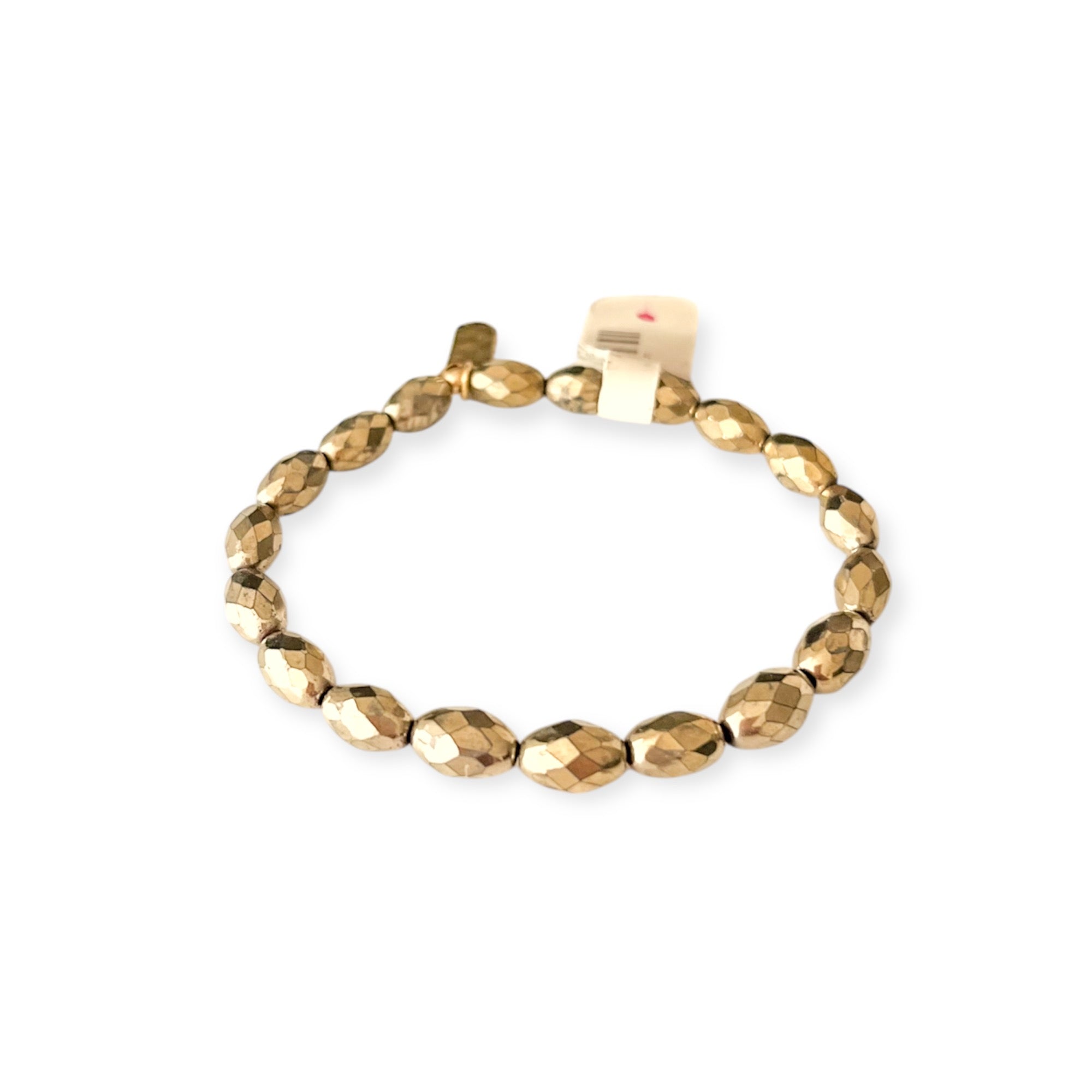 Gold Stretch Mix Bead Bracelet - Bella's House Tulsa