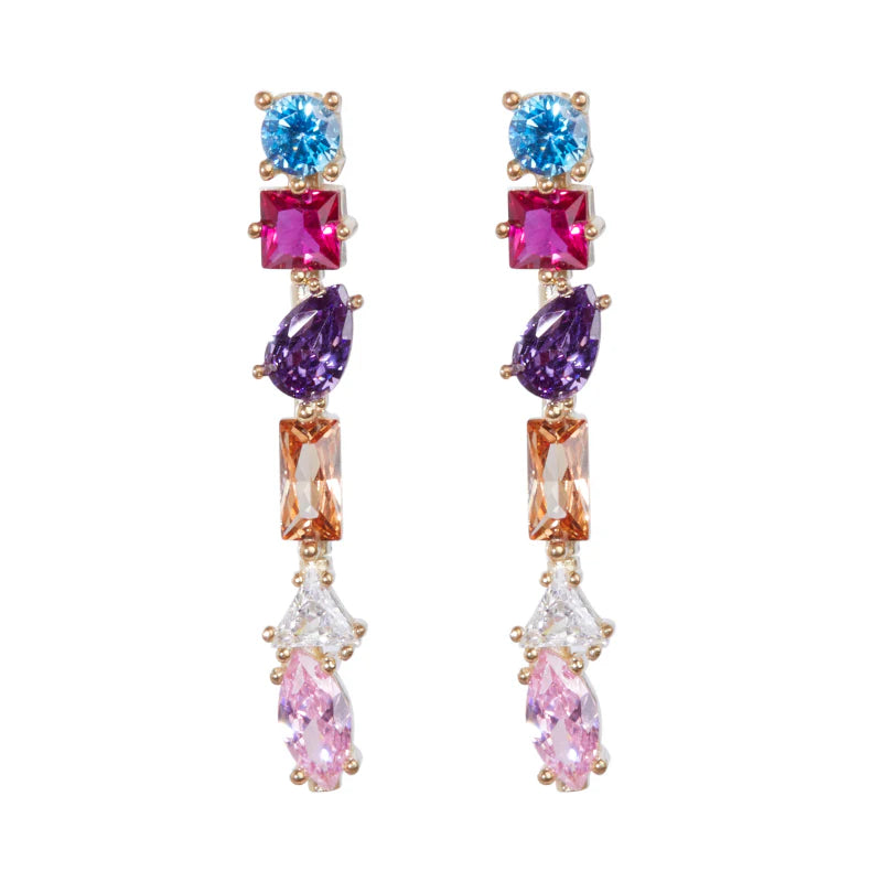 Julie M Earrings Colorful - Bella's House Tulsa