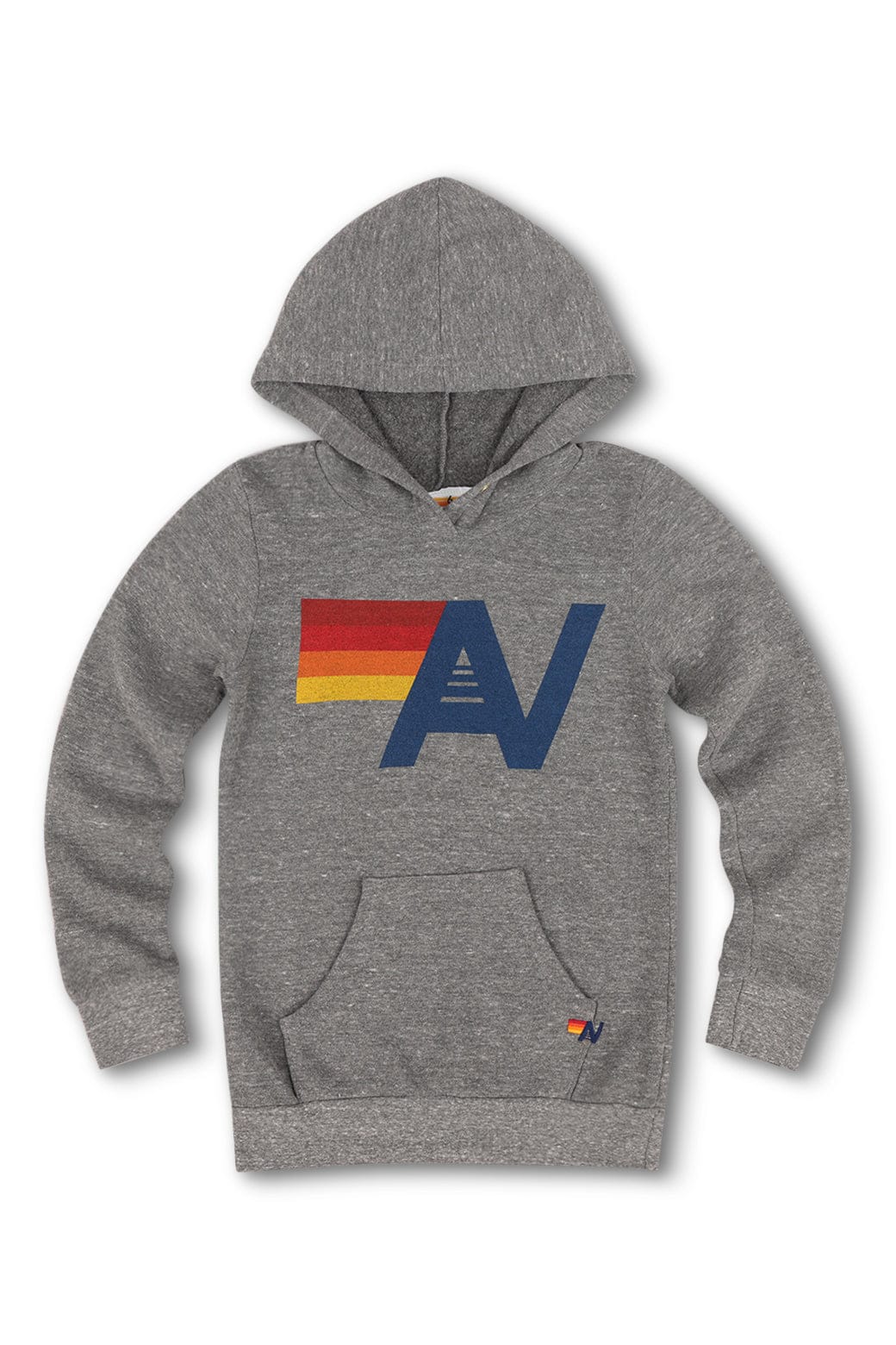Kids Logo Pullover Hoodie- Heather Grey