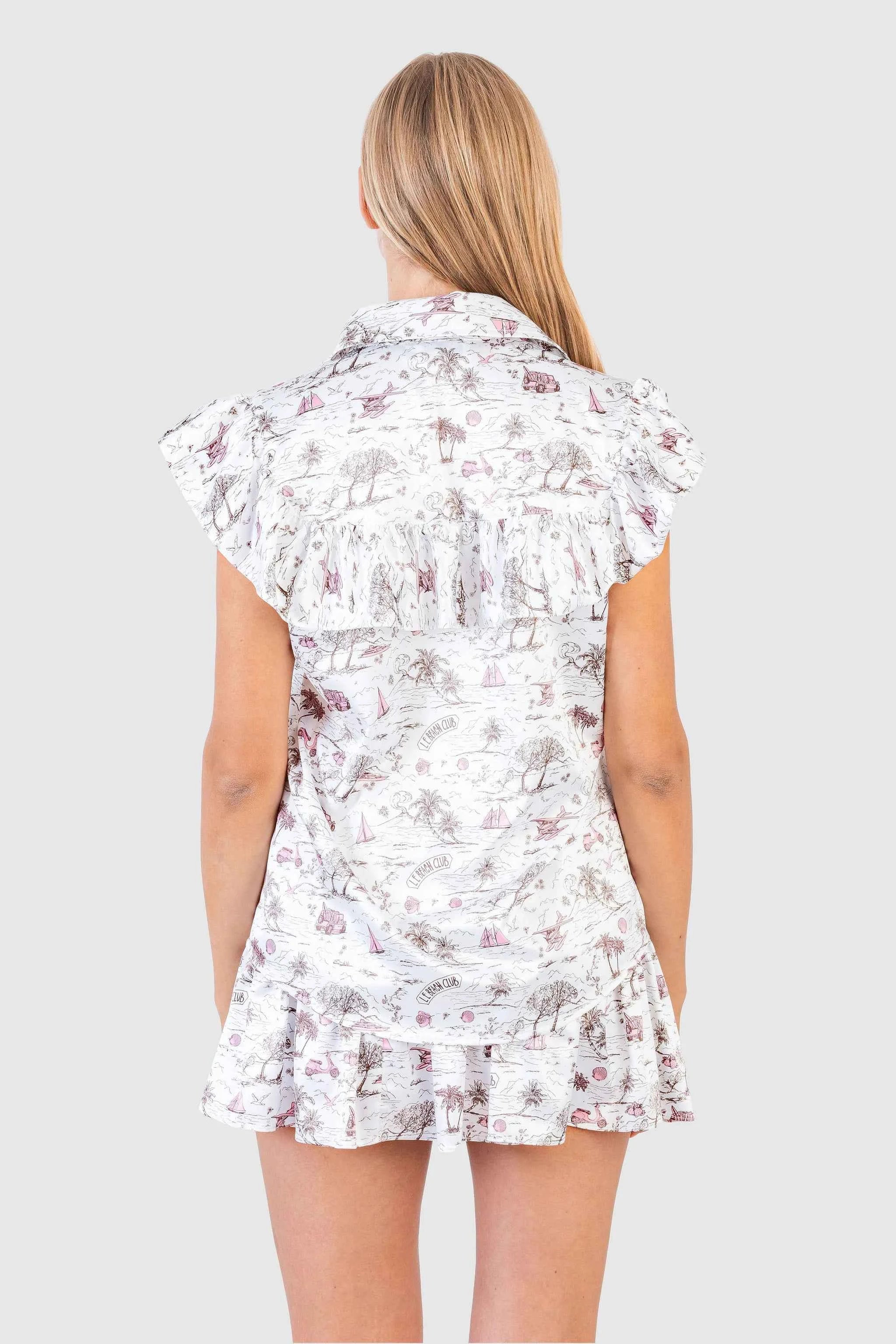 Koch Layla Top Le Beach Club Toile White
