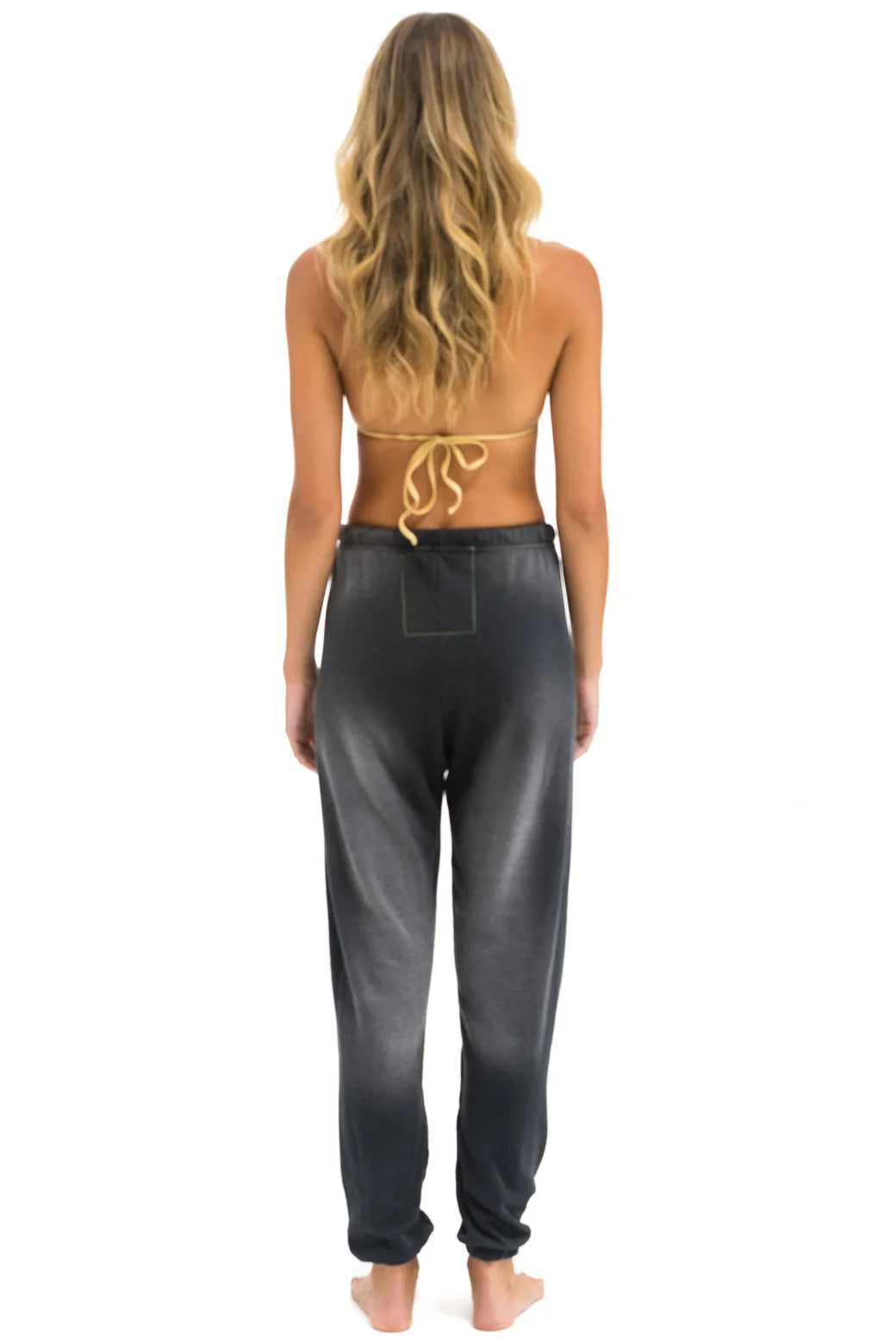 Vintage Logo Women's Sweatpants-Faded Smoke