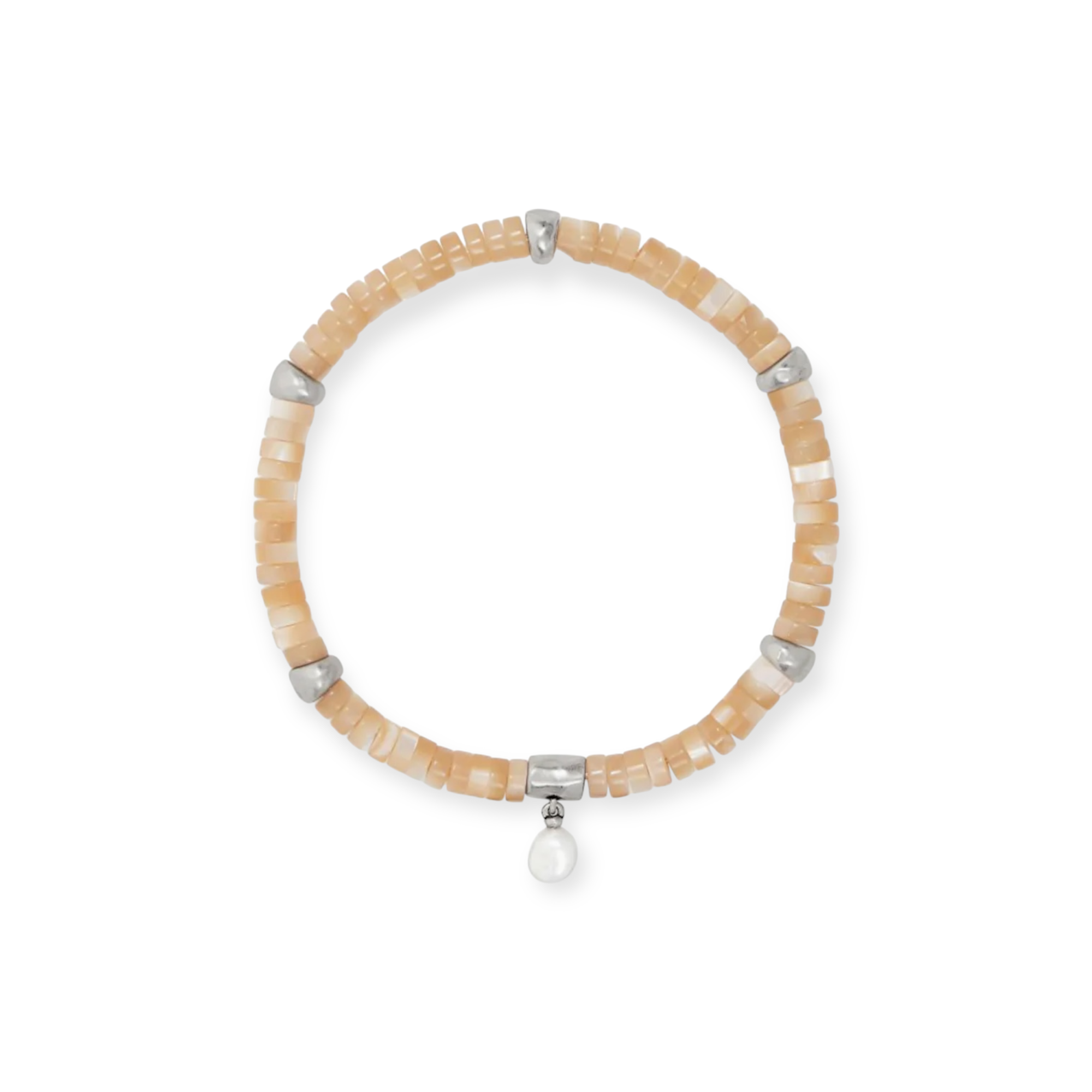 Lila Stretch Bracelet in Natural