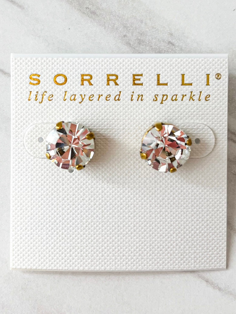 London Stud Earrings Crystal
