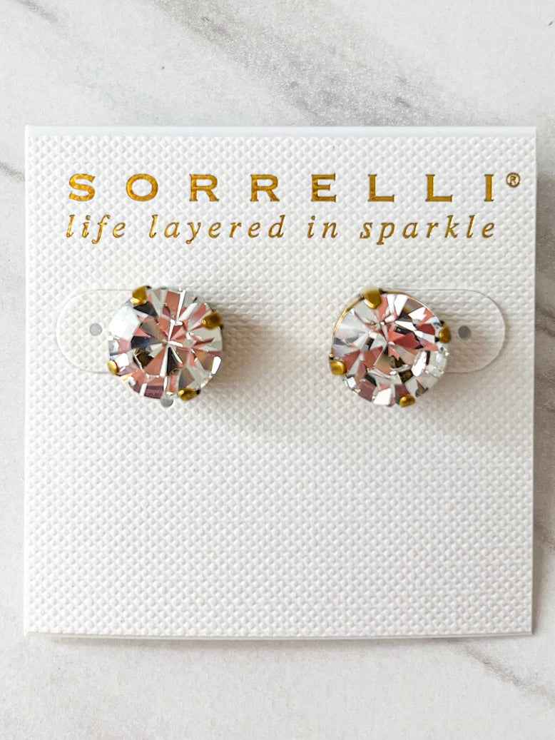 ECM14AGCRY London Stud Earrings Crystal