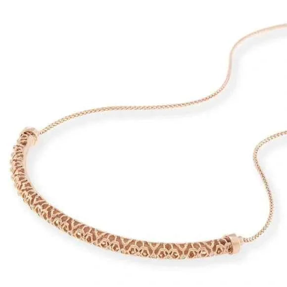 Lucy Statement Choker in Rose Gold