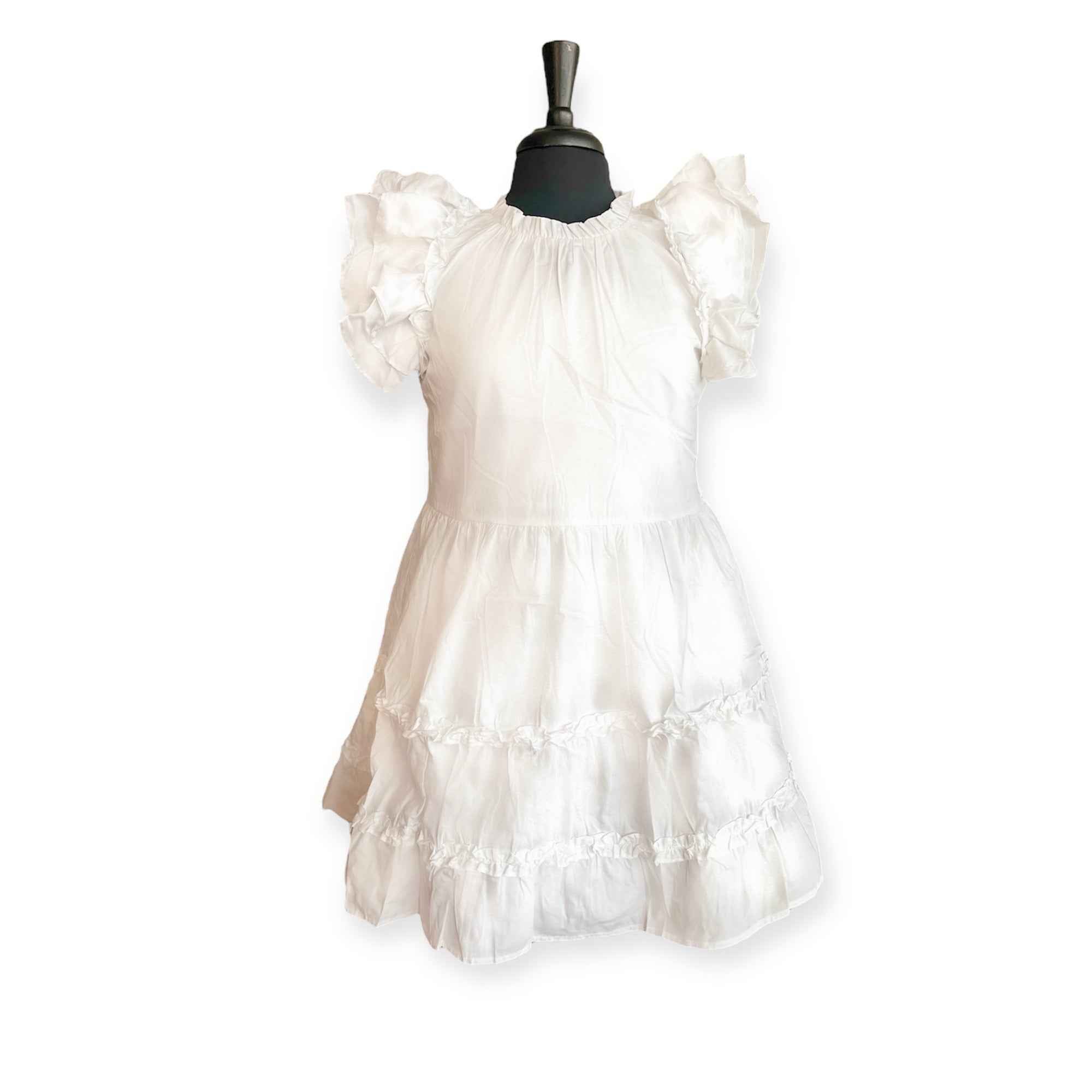 Sincerely Ours Mira Dress in White Poplin