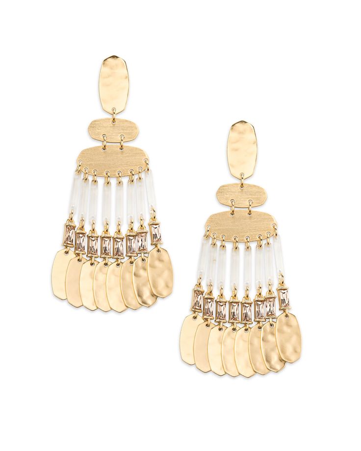 Oster Chandelier Earrings in Gold