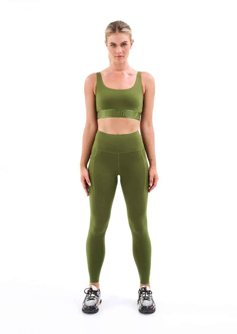 RECALIBRATE LEGGING IN PESTO