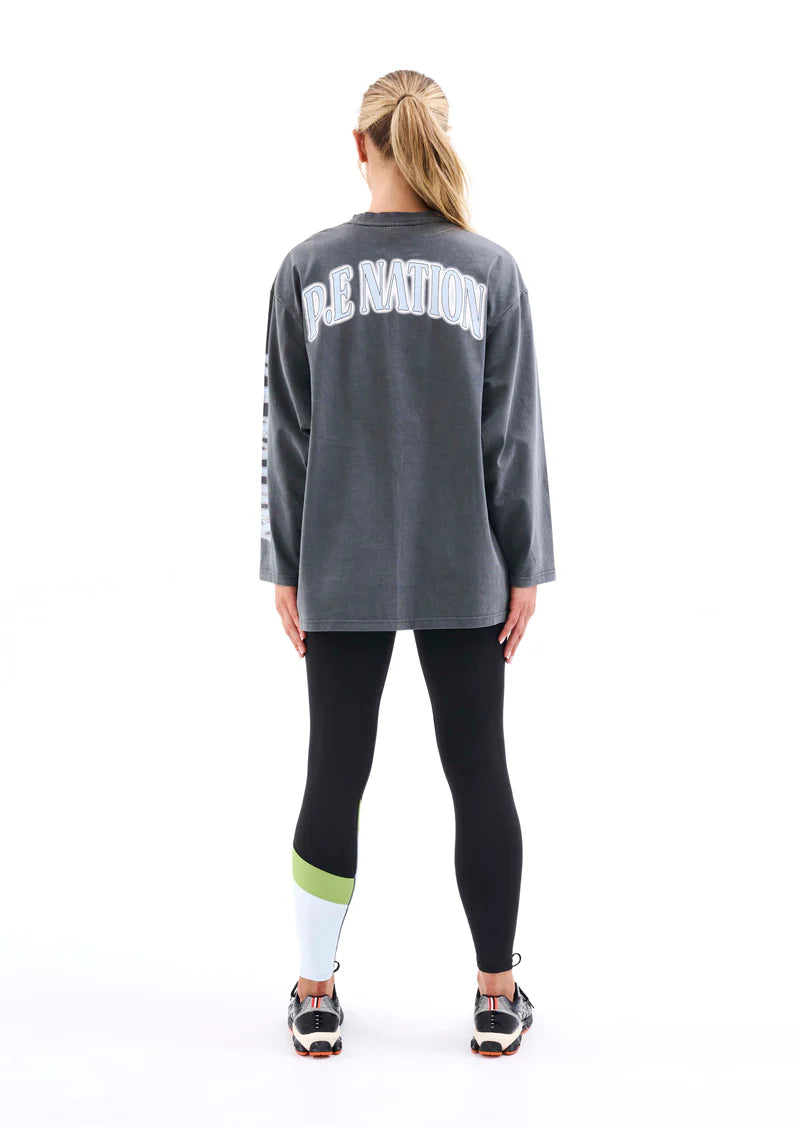 ODYSSEY LS TEE IN DARK SHADOW - Bella's House Tulsa