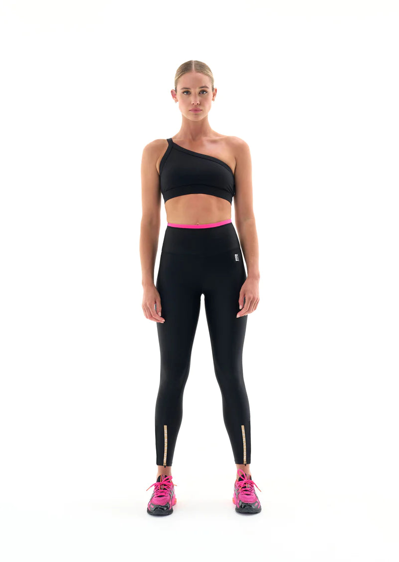 Steady Run Legging - Pink Glo - Bella's House Tulsa