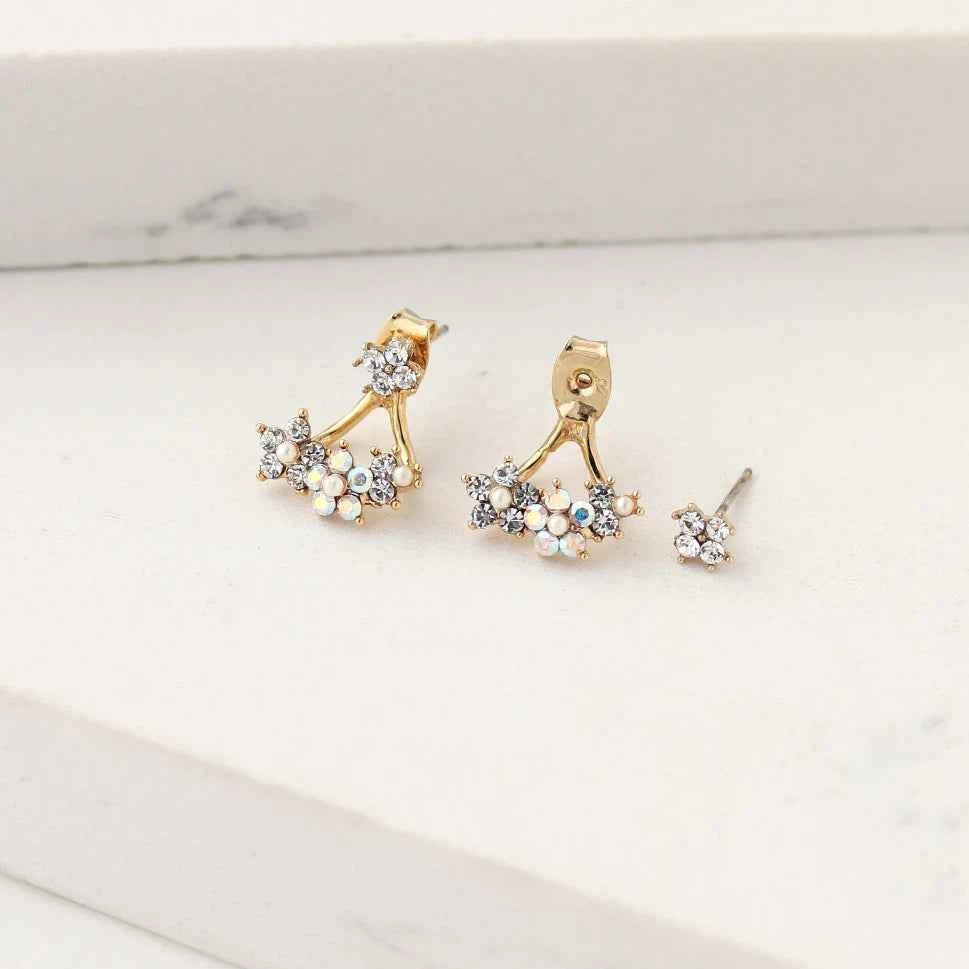 Petal Pusher Ear Jacket Clear