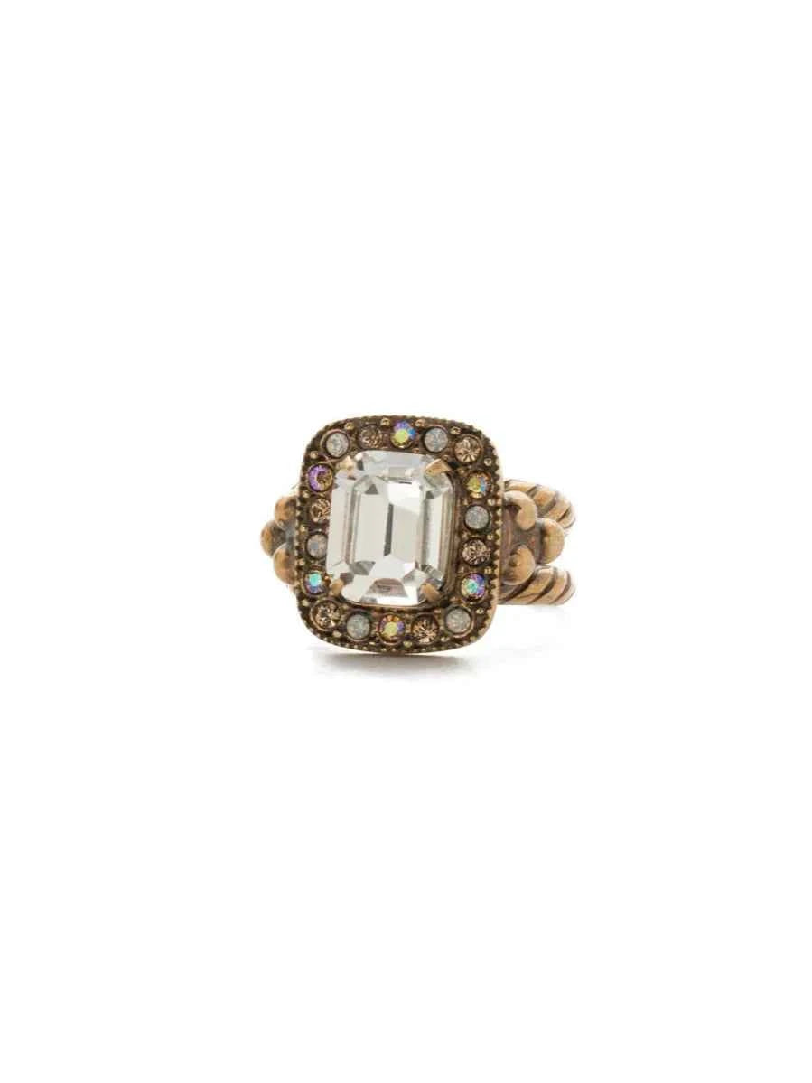 RDQ41AGROB Opulent Octagon Cocktail Ring