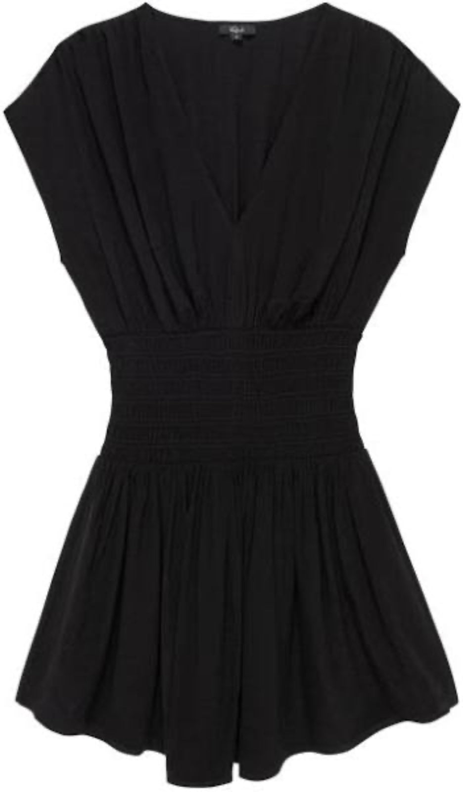 Black dress on a white background