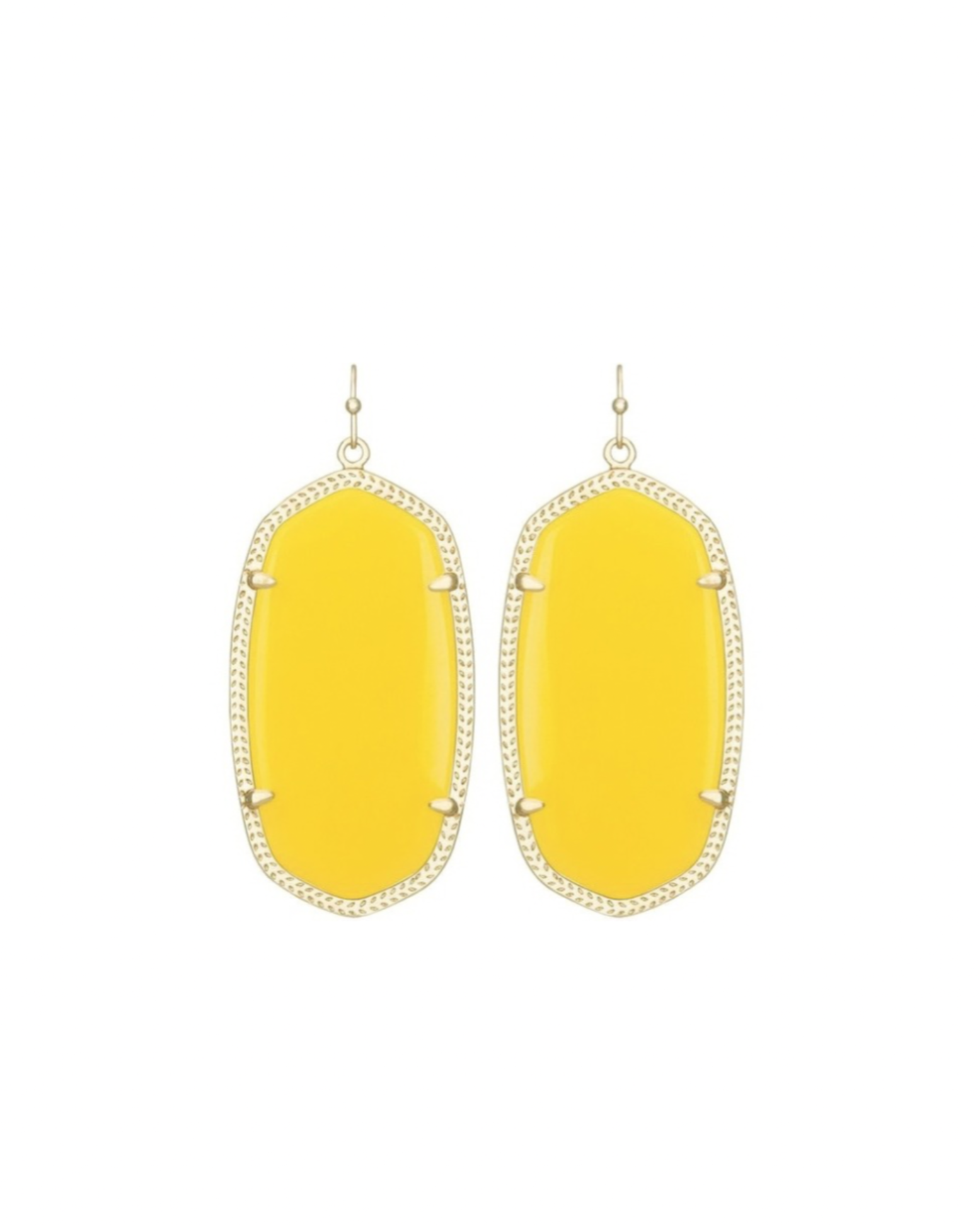 Elle Gold Drop Earrings in Yellow