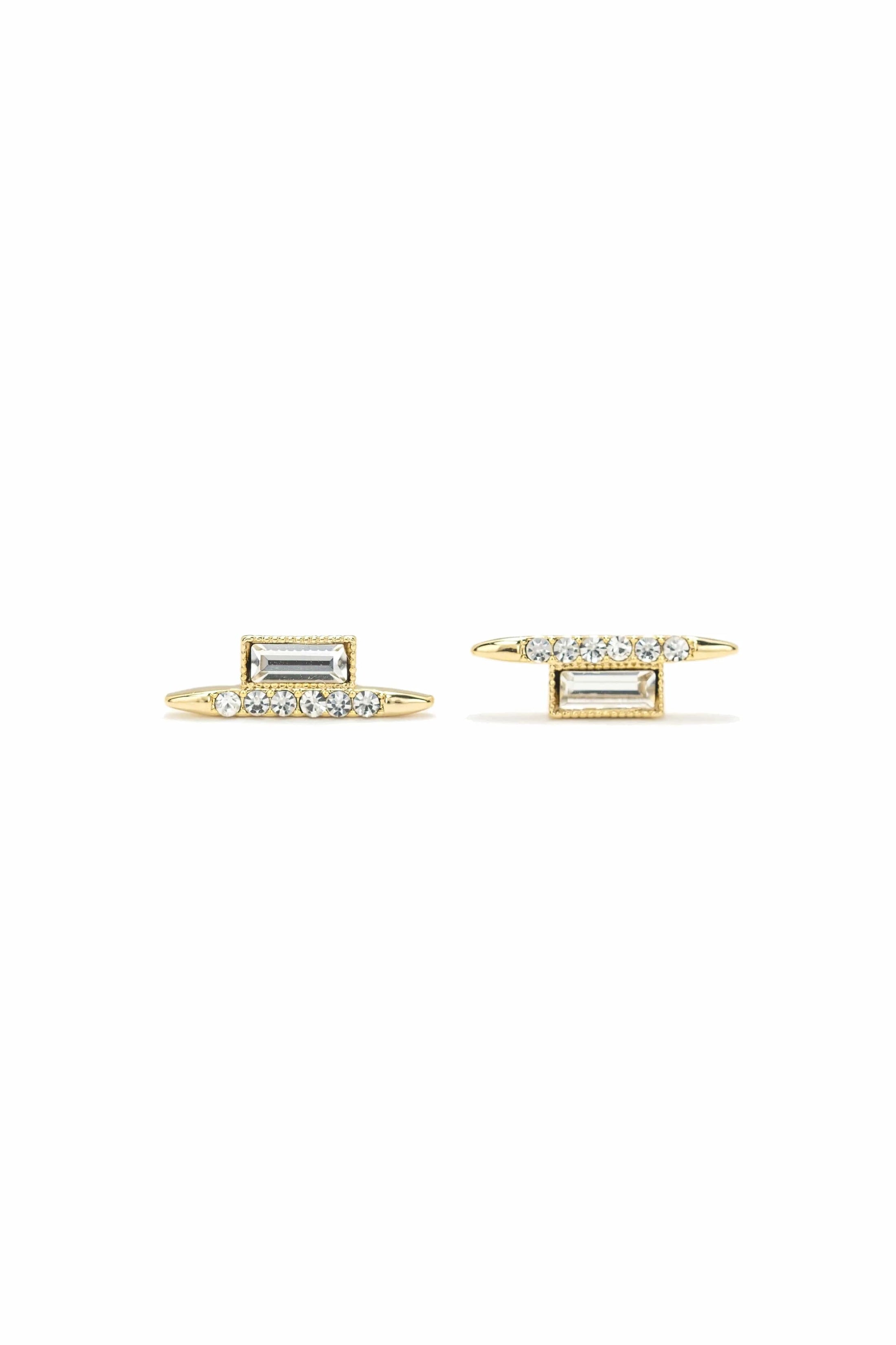 Vendetta Stud Earrings Clear