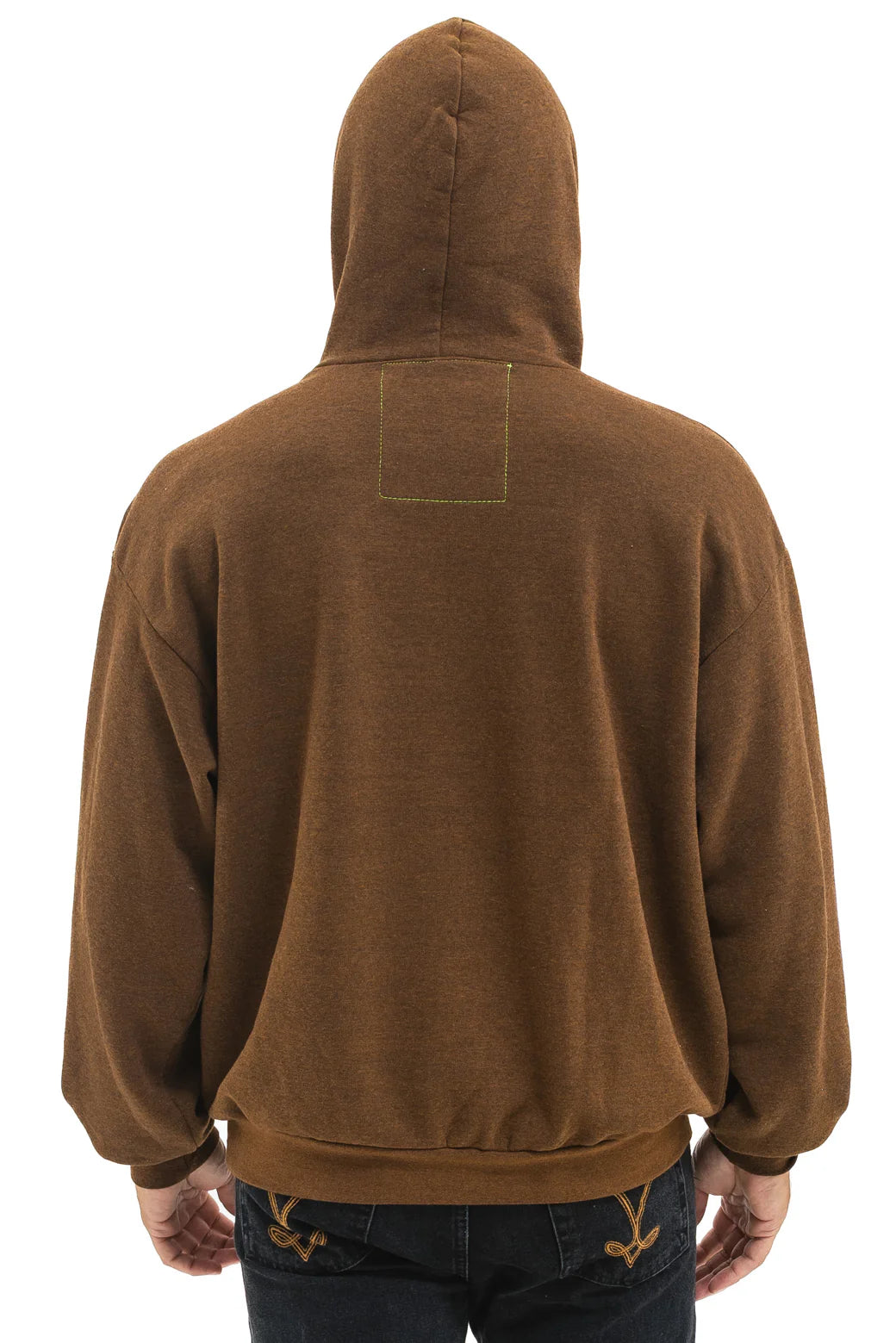 Wave Stripe 4 Pullover Hoodie Relaxed Chocolate Espresso