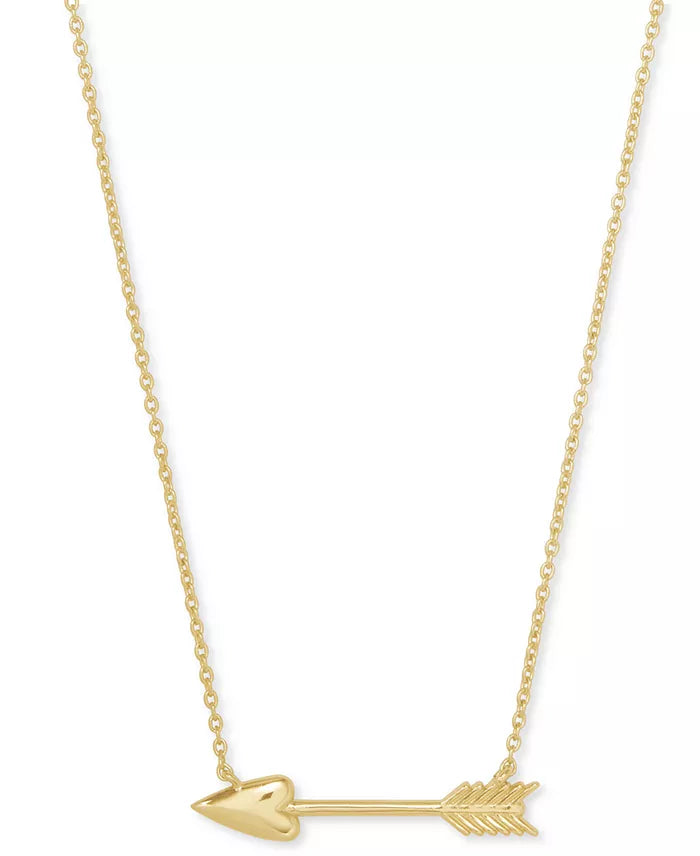 Zoey Short Gold Pendant Necklace