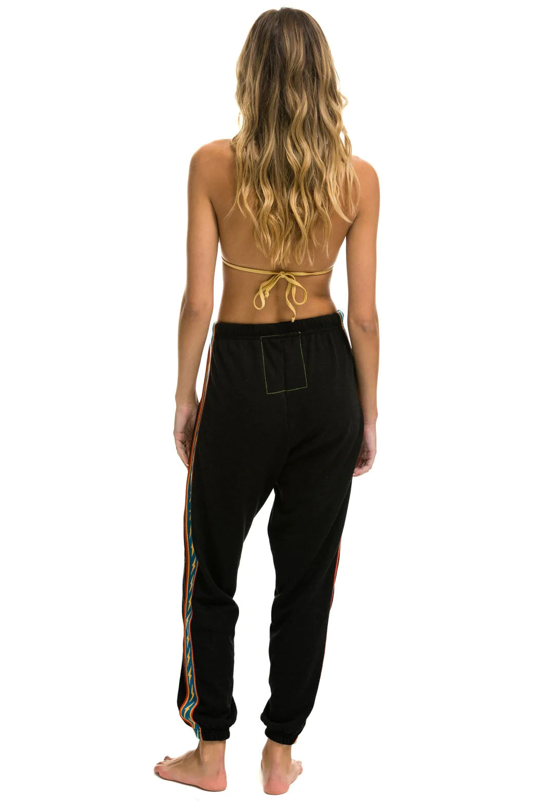 Bolt Stripe Sweatpant Black
