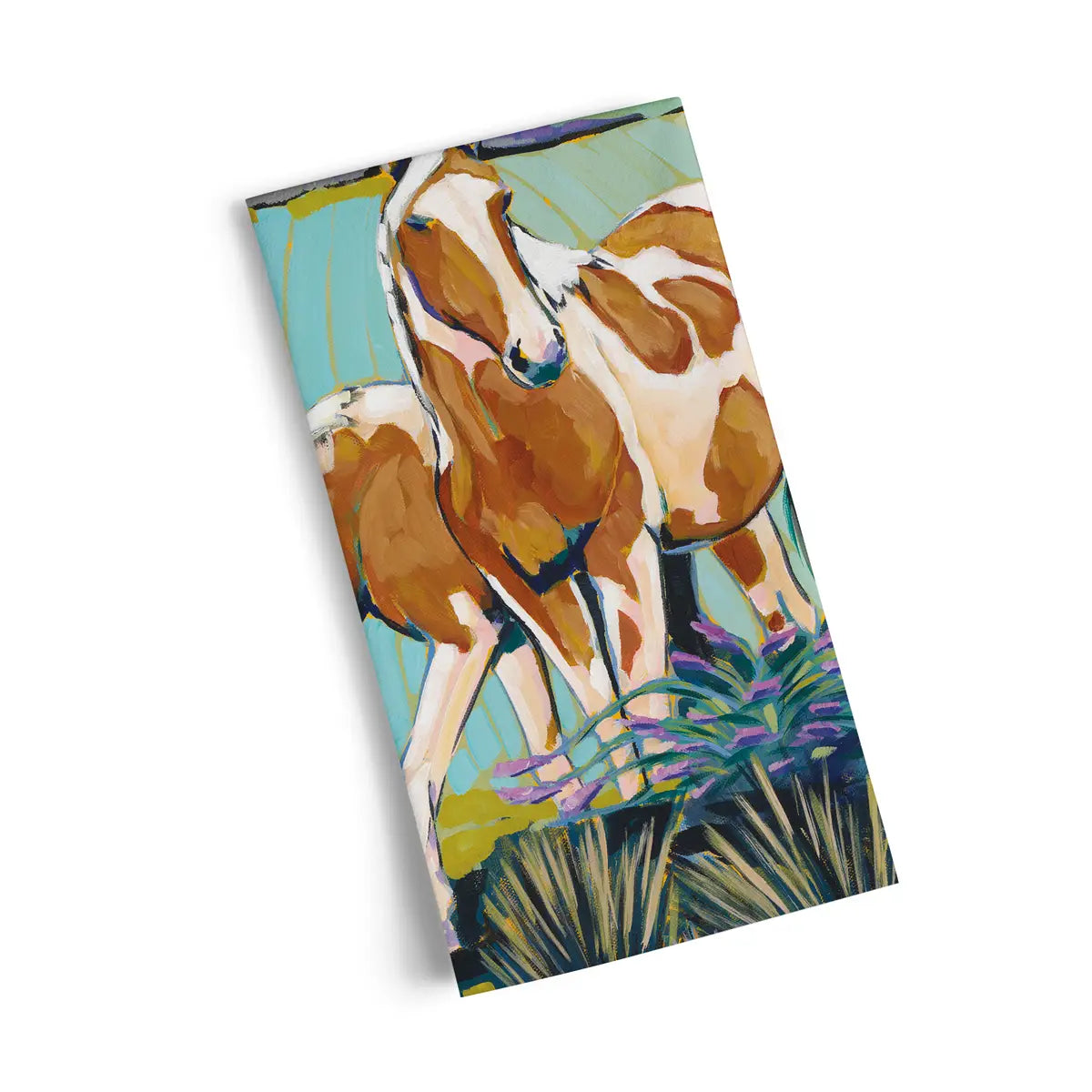 Painted Horses | Cotton Tea Towel - Bella's House Tulsa