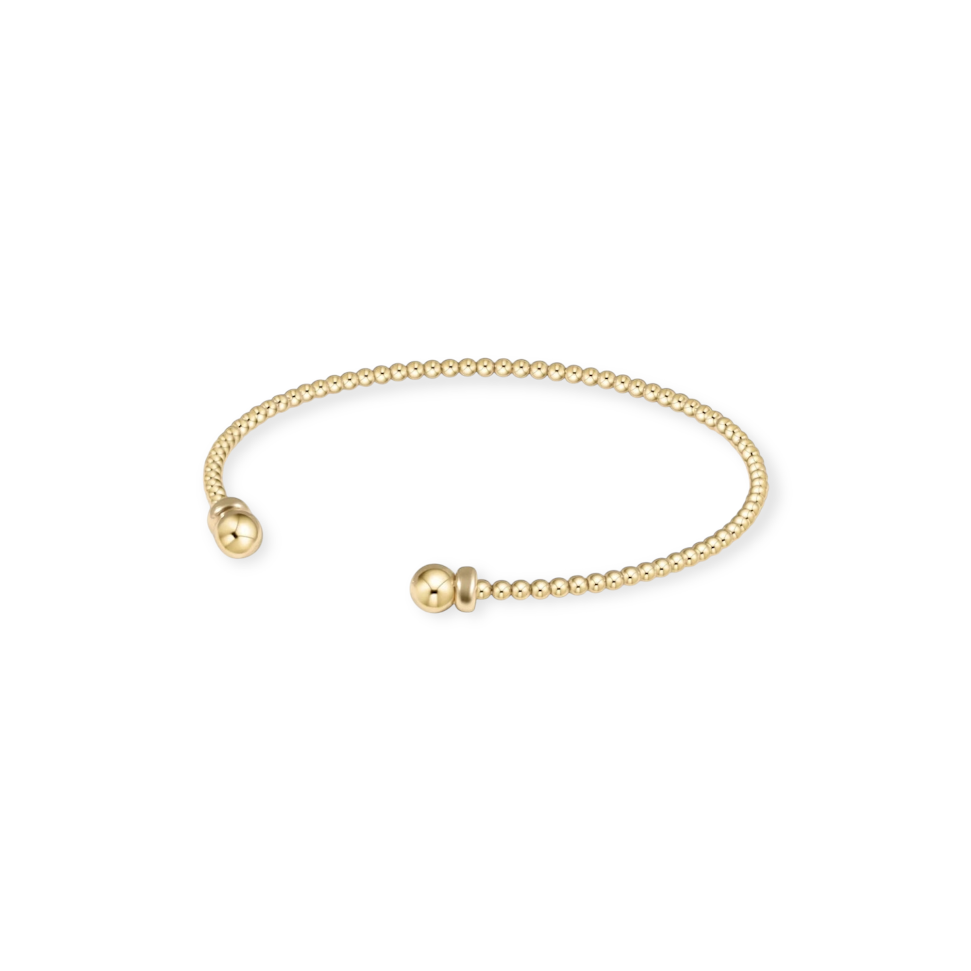 enewton Classic Gold 2mm Bead Cuff - Gold