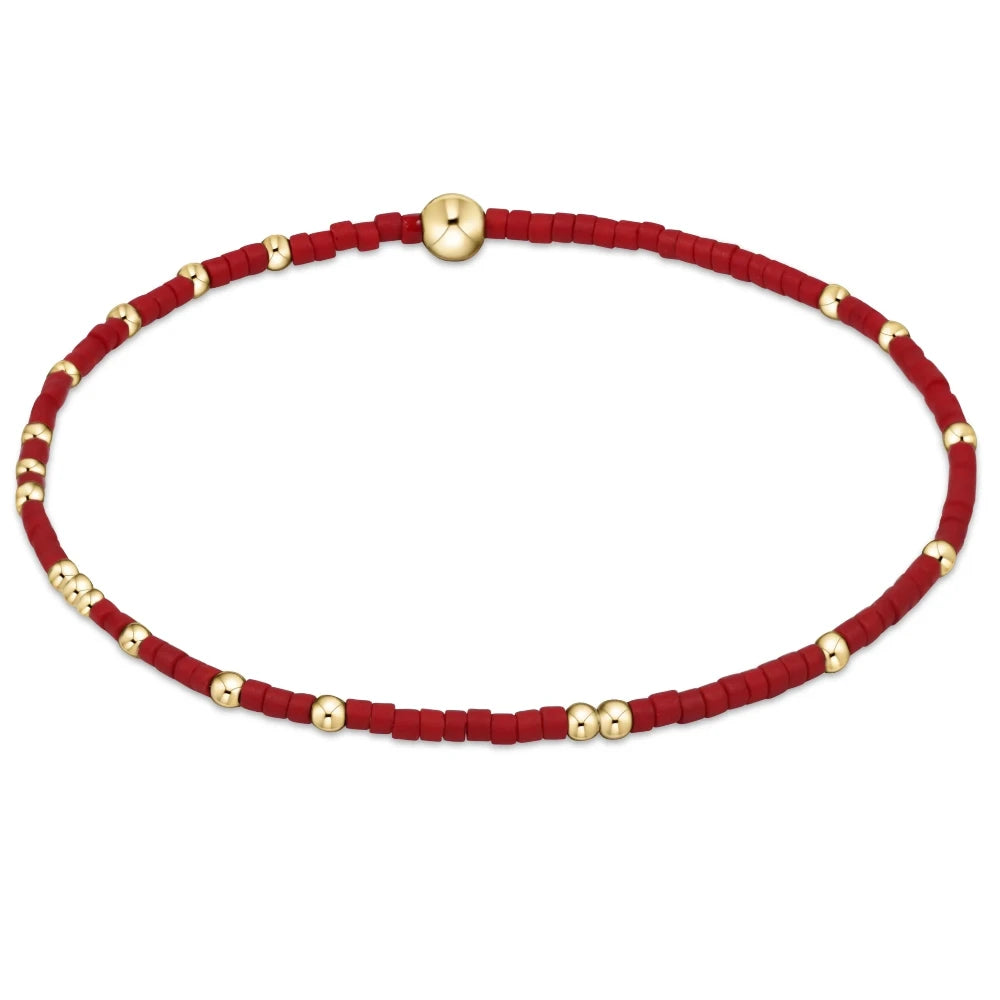 Gameday Hope Unwritten Bracelet - Crimson - Bella's House Tulsa